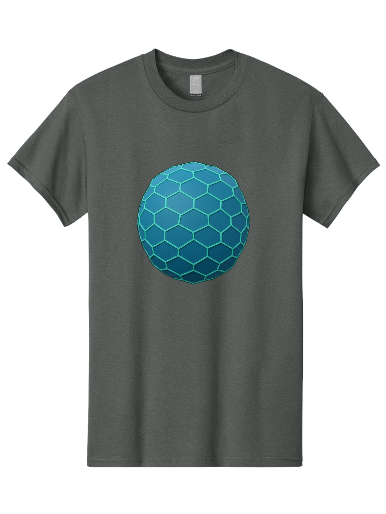 Blue-Hexagonal-Sphere Men'S Graphic Tee, 100% Cotton, Comfortable Casual Summer Wear, Machine Washable, Vintage Camera, Old Camera, Antique Camera, Black Camera, Classic Photography, Photography Equipment, Nostalgic Device, Film Camera, Bag194 9