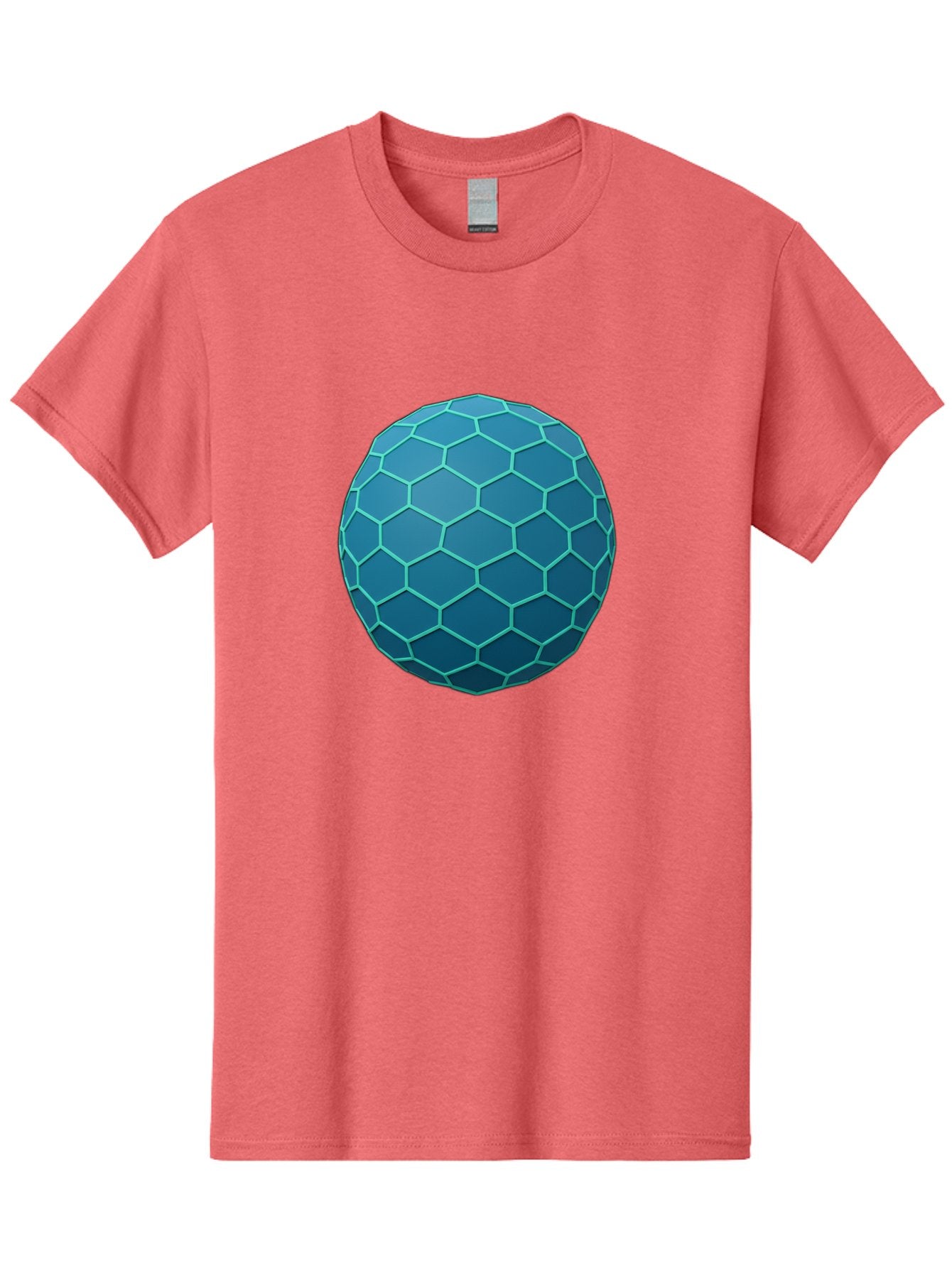 Blue-Hexagonal-Sphere Men'S Graphic Tee, 100% Cotton, Comfortable Casual Summer Wear, Machine Washable, Vintage Camera, Old Camera, Antique Camera, Black Camera, Classic Photography, Photography Equipment, Nostalgic Device, Film Camera, Bag194 15