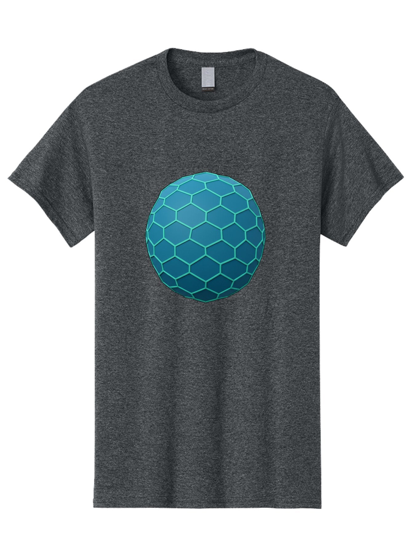 Blue-Hexagonal-Sphere Men'S Graphic Tee, 100% Cotton, Comfortable Casual Summer Wear, Machine Washable, Vintage Camera, Old Camera, Antique Camera, Black Camera, Classic Photography, Photography Equipment, Nostalgic Device, Film Camera, Bag194