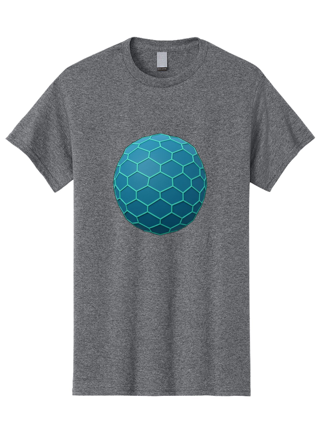 Blue-Hexagonal-Sphere Men'S Graphic Tee, 100% Cotton, Comfortable Casual Summer Wear, Machine Washable, Vintage Camera, Old Camera, Antique Camera, Black Camera, Classic Photography, Photography Equipment, Nostalgic Device, Film Camera, Bag194 4