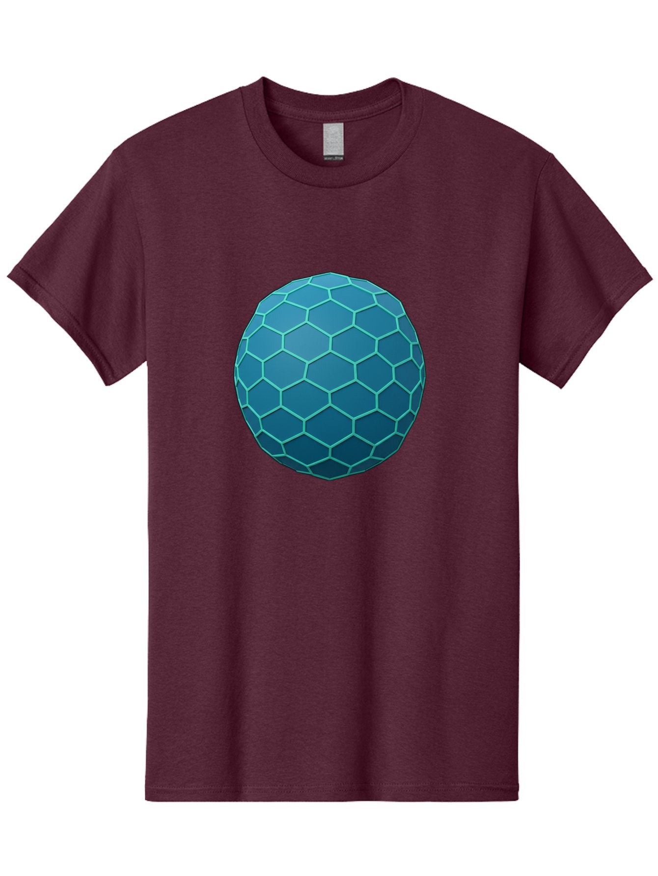 Blue-Hexagonal-Sphere Men'S Graphic Tee, 100% Cotton, Comfortable Casual Summer Wear, Machine Washable, Vintage Camera, Old Camera, Antique Camera, Black Camera, Classic Photography, Photography Equipment, Nostalgic Device, Film Camera, Bag194 13