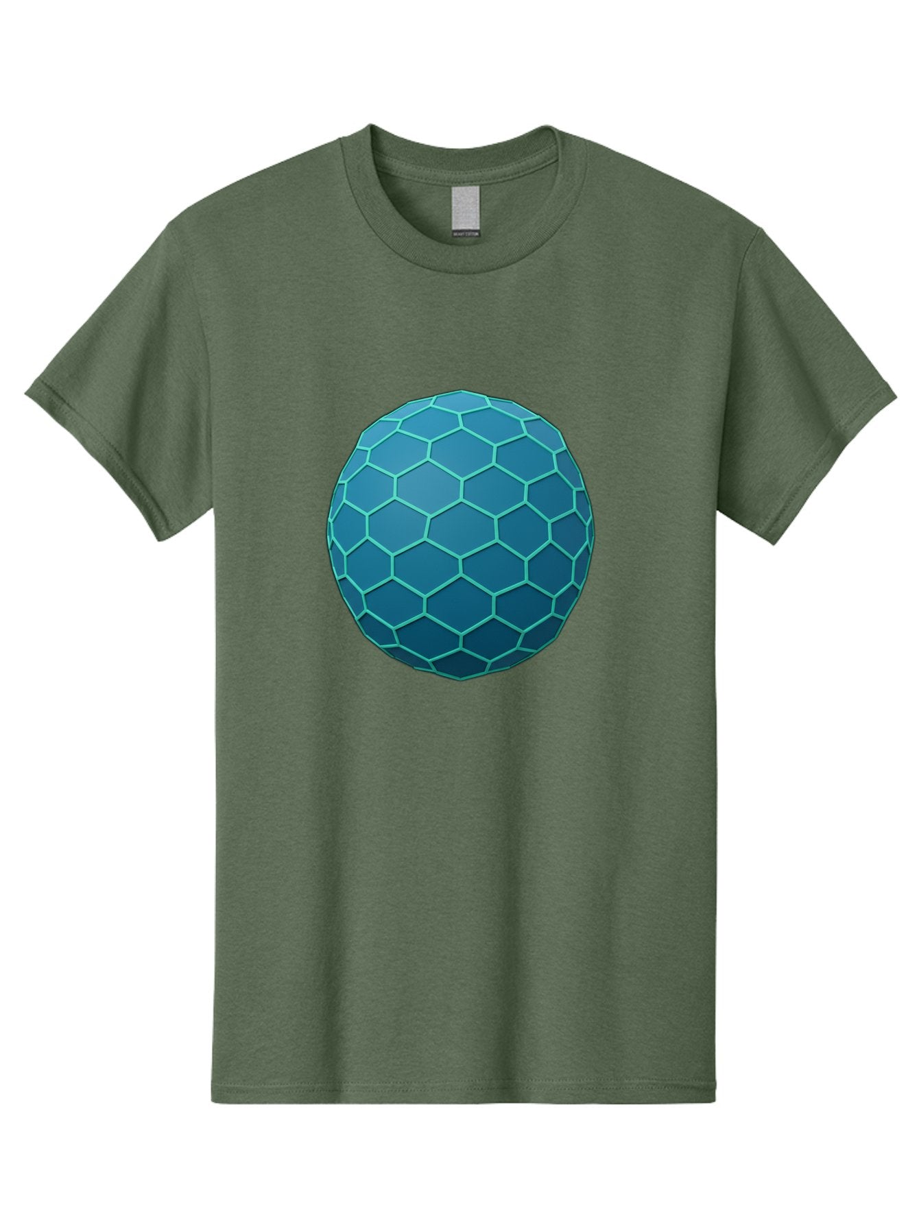 Blue-Hexagonal-Sphere Men'S Graphic Tee, 100% Cotton, Comfortable Casual Summer Wear, Machine Washable, Vintage Camera, Old Camera, Antique Camera, Black Camera, Classic Photography, Photography Equipment, Nostalgic Device, Film Camera, Bag194 14