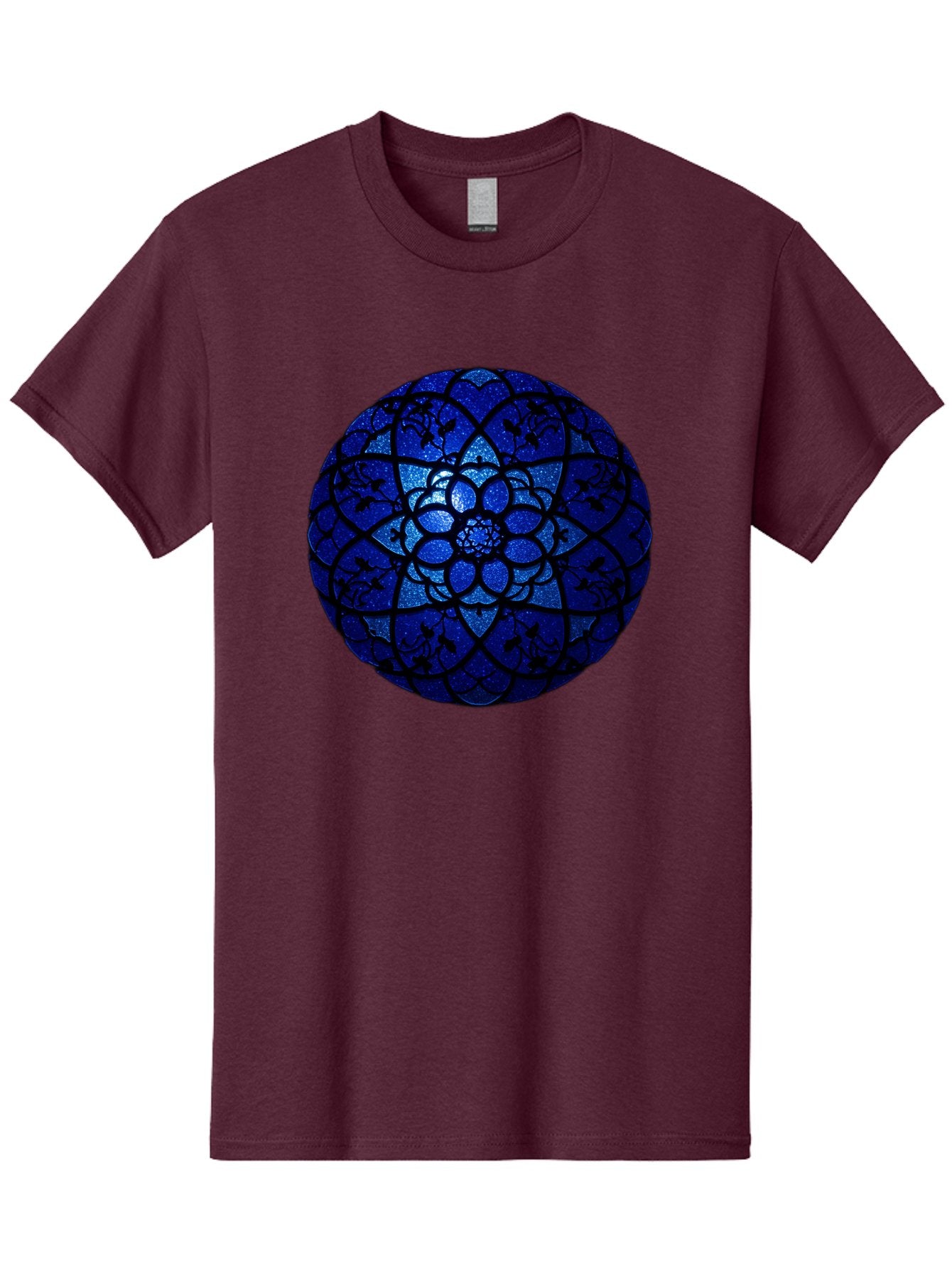 Blue-Lotus-Mandala Men'S Graphic Tee, 100% Cotton, Comfortable Casual Summer Wear, Machine Washable, Vintage Camera, Old Camera, Antique Camera, Black Camera, Classic Photography, Photography Equipment, Nostalgic Device, Film Camera, Bag196 9