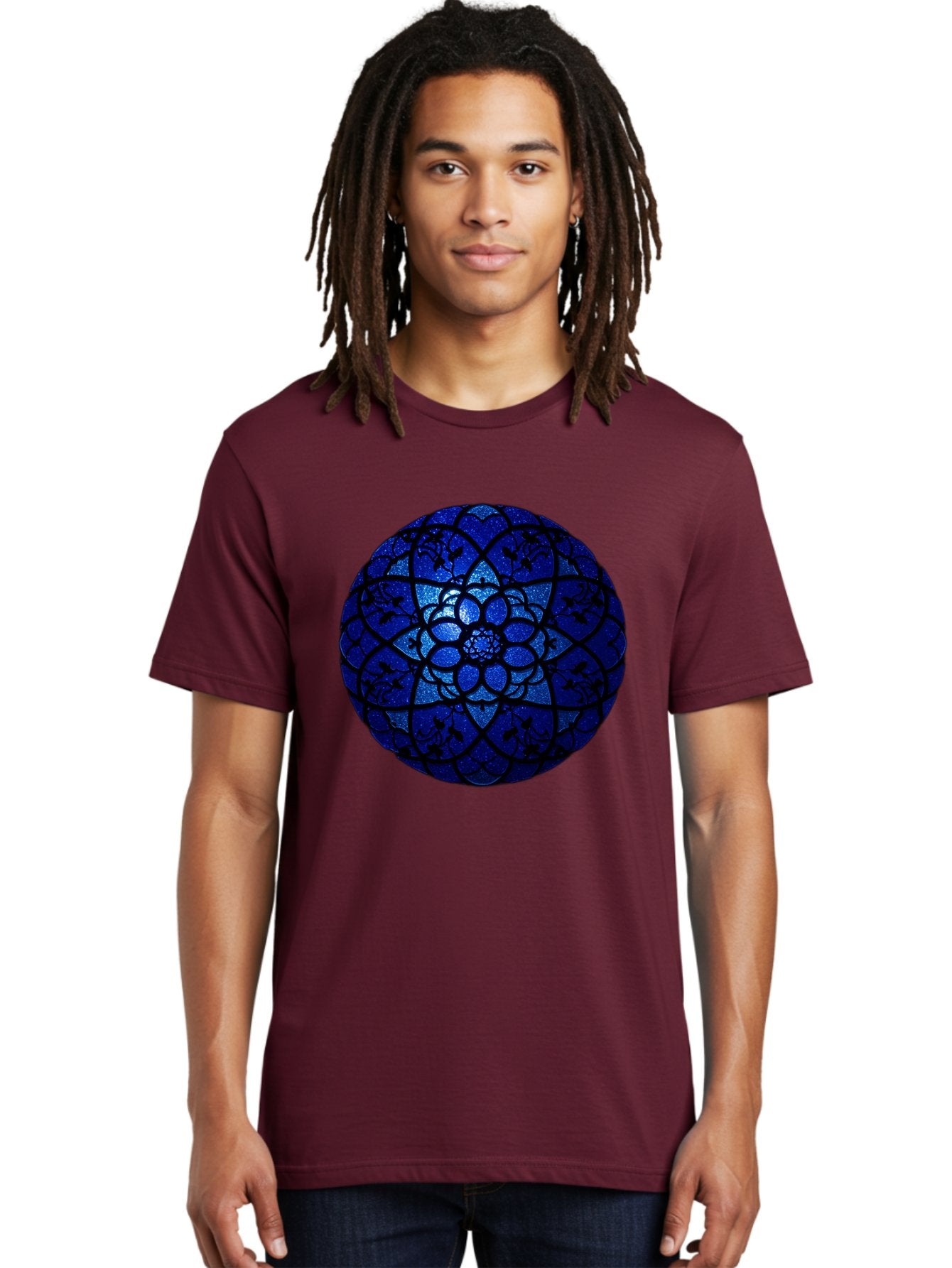 Blue-Lotus-Mandala Men'S Graphic Tee, 100% Cotton, Comfortable Casual Summer Wear, Machine Washable, Vintage Camera, Old Camera, Antique Camera, Black Camera, Classic Photography, Photography Equipment, Nostalgic Device, Film Camera, Bag196 26