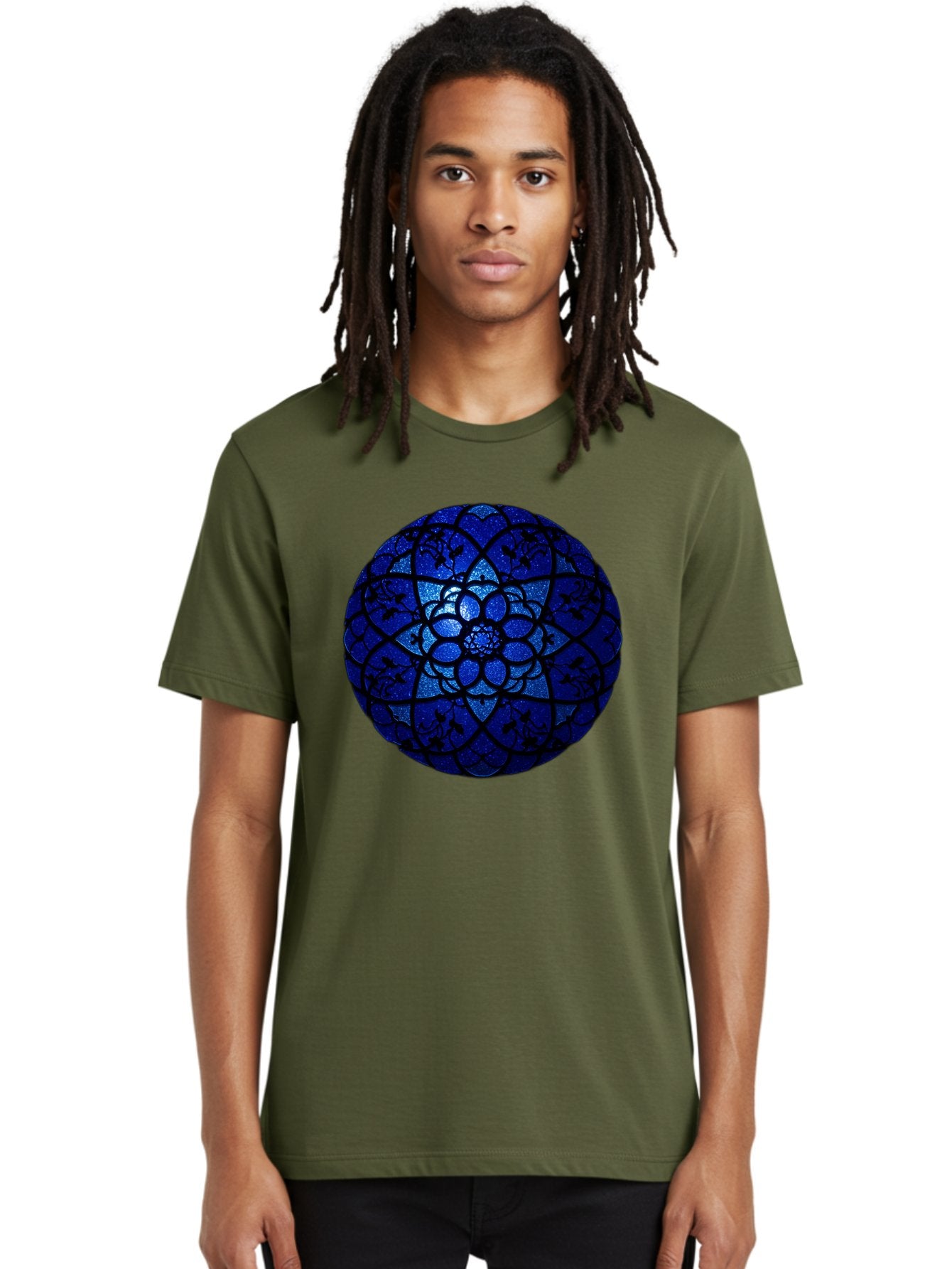 Blue-Lotus-Mandala Men'S Graphic Tee, 100% Cotton, Comfortable Casual Summer Wear, Machine Washable, Vintage Camera, Old Camera, Antique Camera, Black Camera, Classic Photography, Photography Equipment, Nostalgic Device, Film Camera, Bag196 17