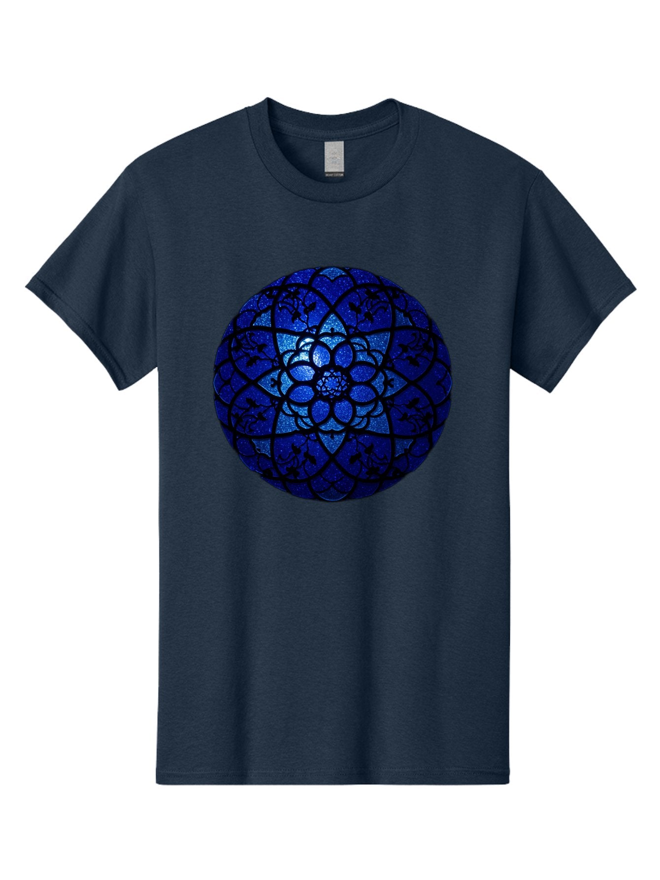 Blue-Lotus-Mandala Men'S Graphic Tee, 100% Cotton, Comfortable Casual Summer Wear, Machine Washable, Vintage Camera, Old Camera, Antique Camera, Black Camera, Classic Photography, Photography Equipment, Nostalgic Device, Film Camera, Bag196 8