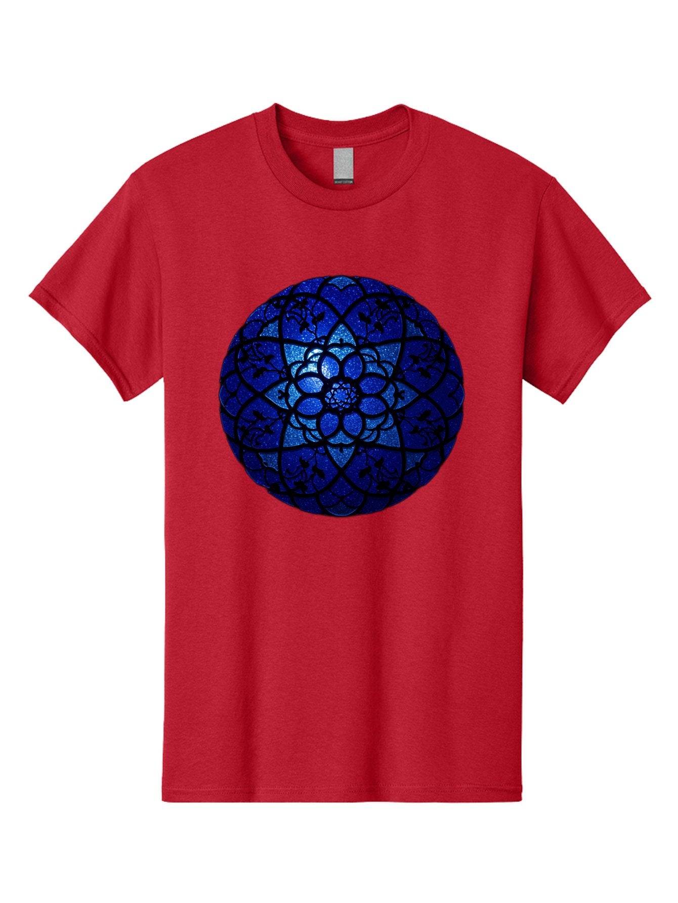 Blue-Lotus-Mandala Men'S Graphic Tee, 100% Cotton, Comfortable Casual Summer Wear, Machine Washable, Vintage Camera, Old Camera, Antique Camera, Black Camera, Classic Photography, Photography Equipment, Nostalgic Device, Film Camera, Bag196 7