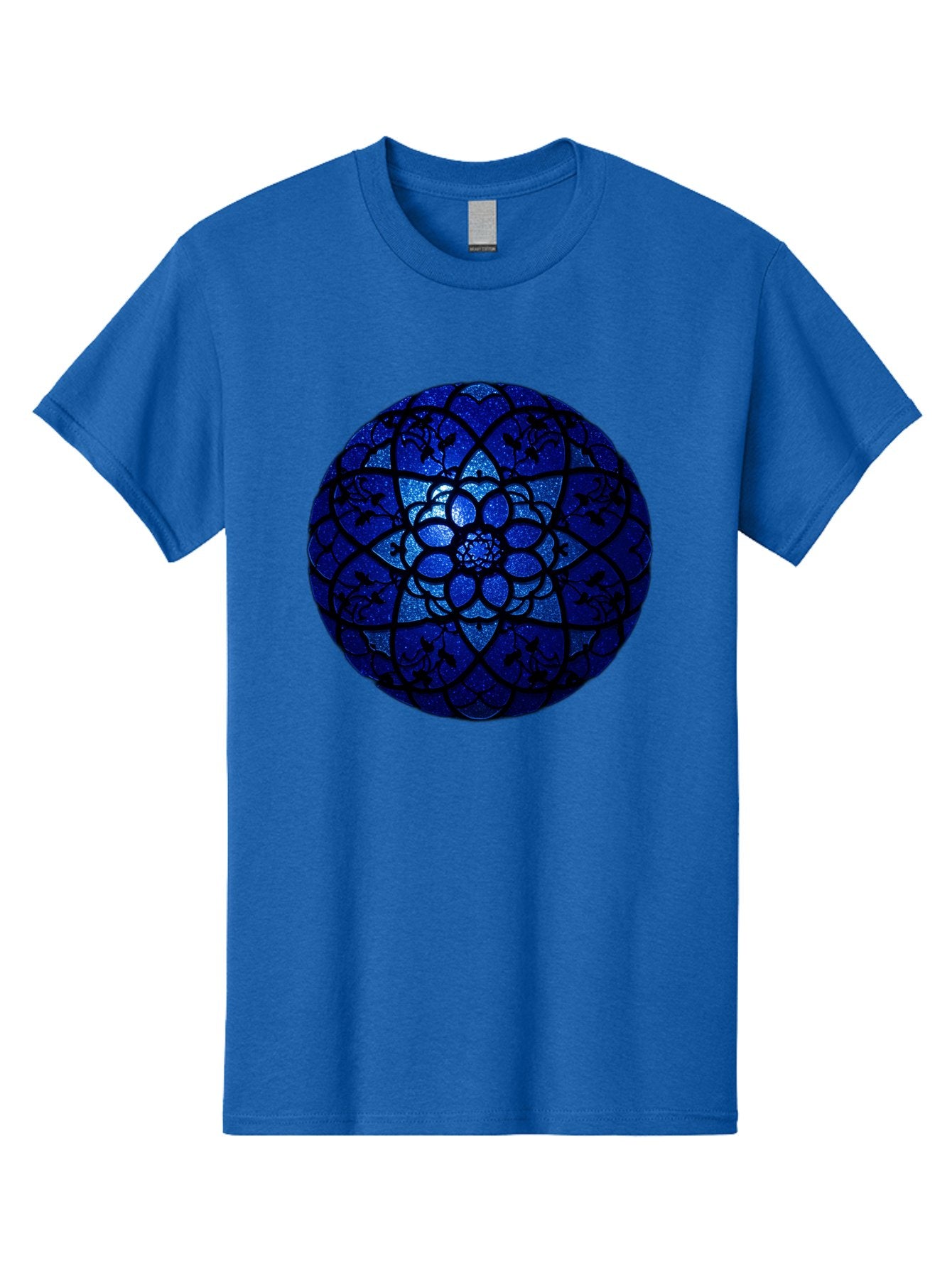 Blue-Lotus-Mandala Men'S Graphic Tee, 100% Cotton, Comfortable Casual Summer Wear, Machine Washable, Vintage Camera, Old Camera, Antique Camera, Black Camera, Classic Photography, Photography Equipment, Nostalgic Device, Film Camera, Bag196 6