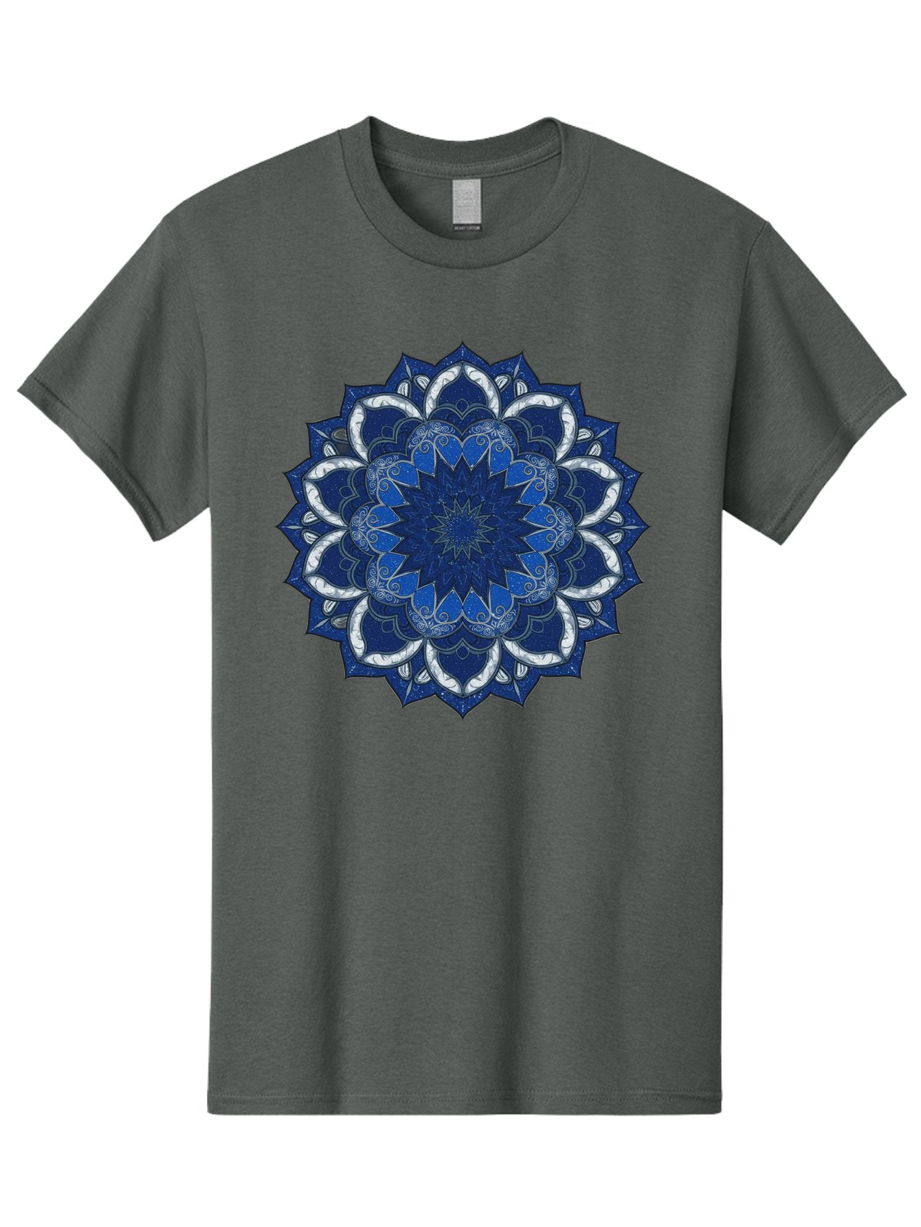 Blue-Mandala Men'S Graphic Tee, 100% Cotton, Comfortable Casual Summer Wear, Machine Washable, Vintage Camera, Old Camera, Antique Camera, Black Camera, Classic Photography, Photography Equipment, Nostalgic Device, Film Camera, Camera Art Bag197 8