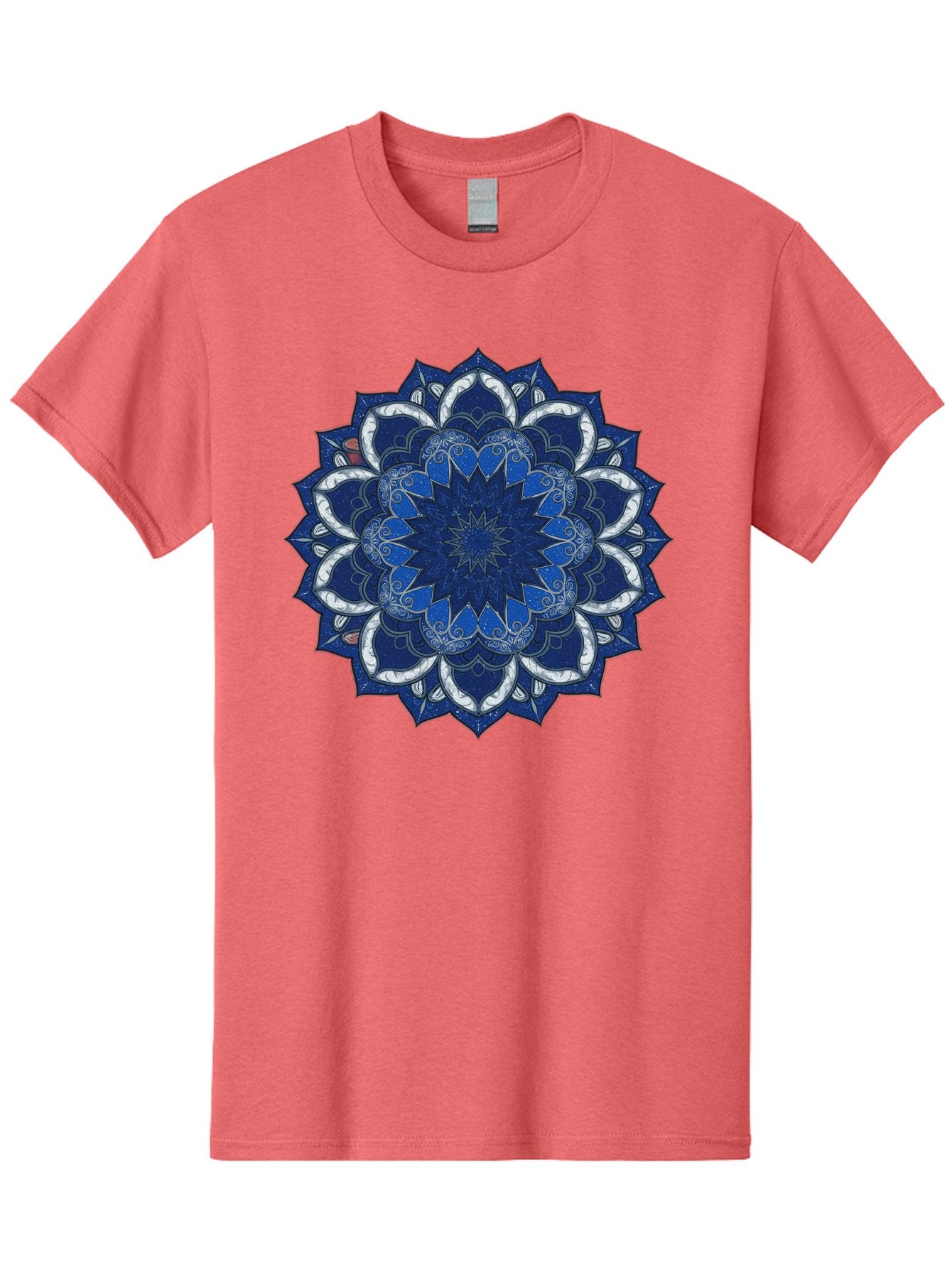 Blue-Mandala Men'S Graphic Tee, 100% Cotton, Comfortable Casual Summer Wear, Machine Washable, Vintage Camera, Old Camera, Antique Camera, Black Camera, Classic Photography, Photography Equipment, Nostalgic Device, Film Camera, Camera Art Bag197 3