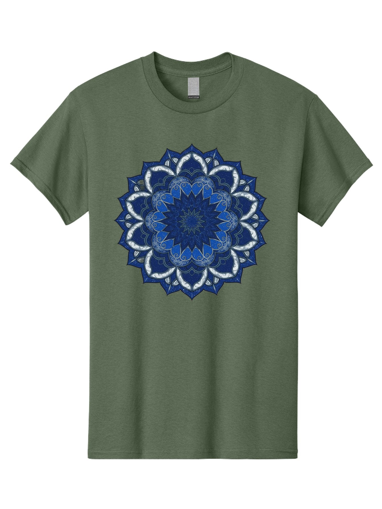 Blue-Mandala Men'S Graphic Tee, 100% Cotton, Comfortable Casual Summer Wear, Machine Washable, Vintage Camera, Old Camera, Antique Camera, Black Camera, Classic Photography, Photography Equipment, Nostalgic Device, Film Camera, Camera Art Bag197 7