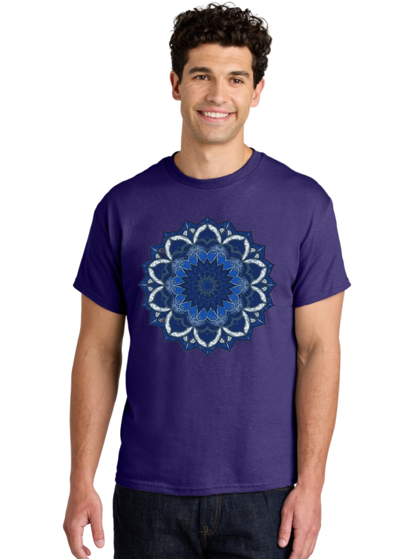 Blue-Mandala Men'S Graphic Tee, 100% Cotton, Comfortable Casual Summer Wear, Machine Washable, Vintage Camera, Old Camera, Antique Camera, Black Camera, Classic Photography, Photography Equipment, Nostalgic Device, Film Camera, Camera Art Bag197 28