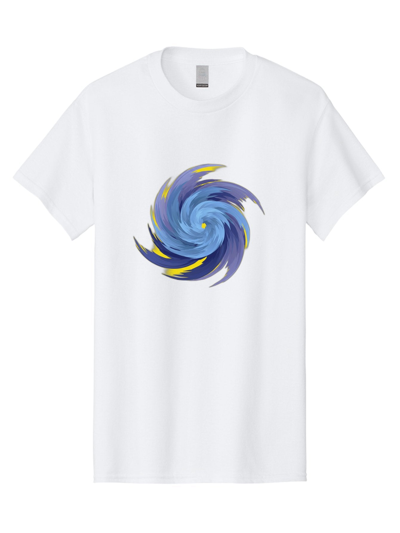 Blue-Spiral-Swirl Men'S Graphic Tee, 100% Cotton, Comfortable Casual Summer Wear, Machine Washable, Vintage Camera, Old Camera, Antique Camera, Black Camera, Classic Photography, Photography Equipment, Nostalgic Device, Film Camera, Camera Art Bag204 13