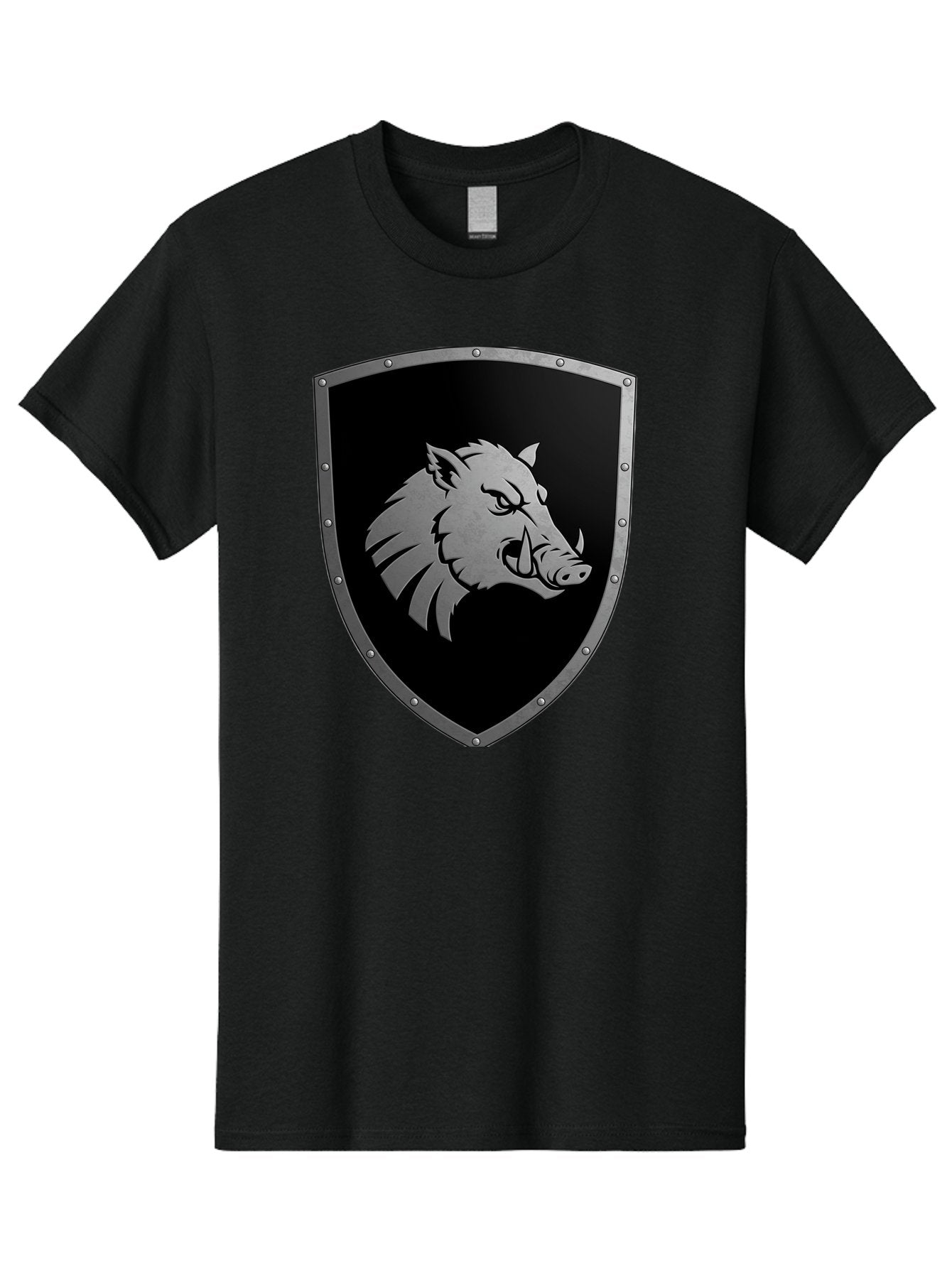 Boar-Head-Shield Men'S Graphic Tee, 100% Cotton, Comfortable Casual Summer Wear, Machine Washable, Vintage Camera, Old Camera, Antique Camera, Black Camera, Classic Photography, Photography Equipment, Nostalgic Device, Film Camera, Camera Art Bag210 4