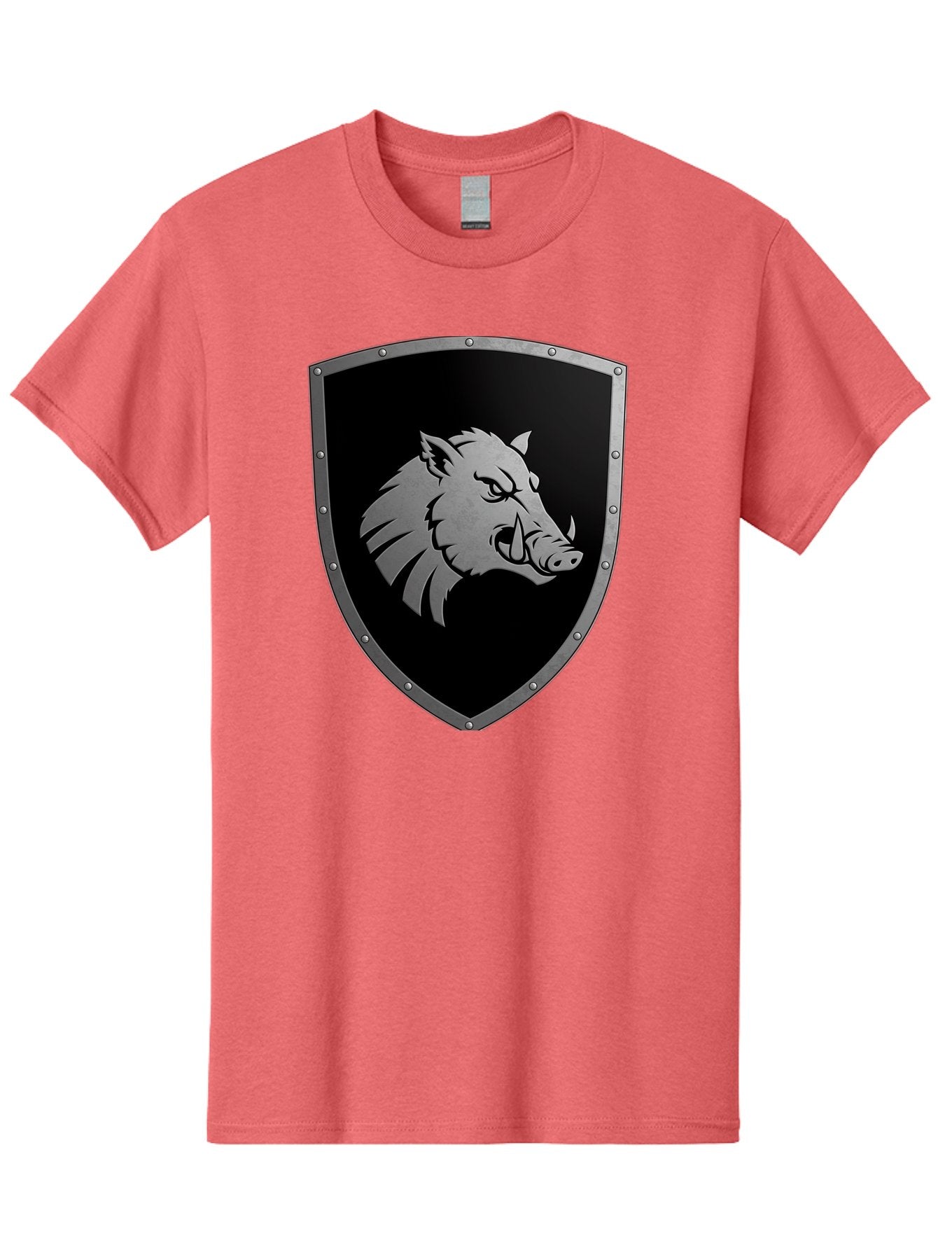 Boar-Head-Shield Men'S Graphic Tee, 100% Cotton, Comfortable Casual Summer Wear, Machine Washable, Vintage Camera, Old Camera, Antique Camera, Black Camera, Classic Photography, Photography Equipment, Nostalgic Device, Film Camera, Camera Art Bag210 6