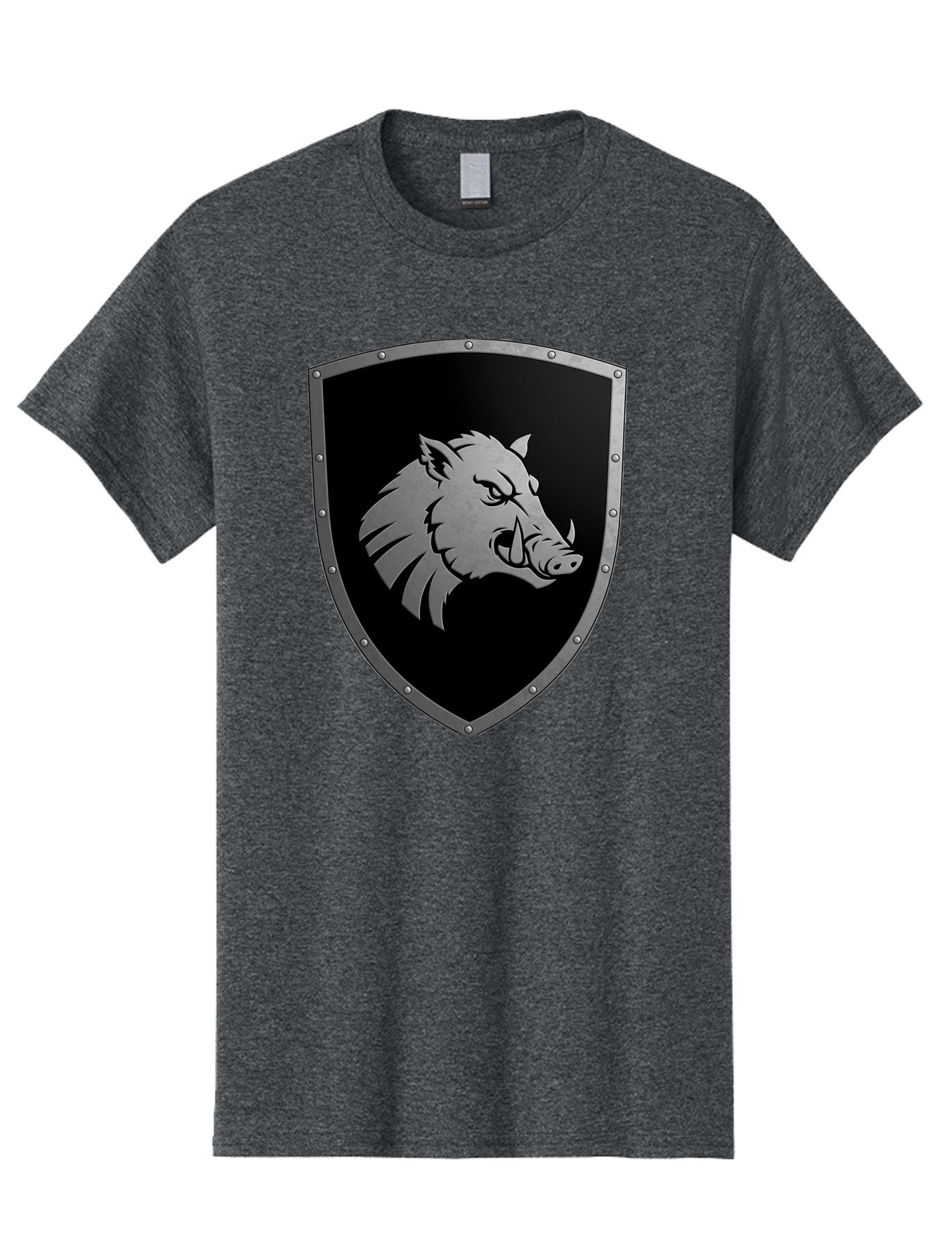 Boar-Head-Shield Men'S Graphic Tee, 100% Cotton, Comfortable Casual Summer Wear, Machine Washable, Vintage Camera, Old Camera, Antique Camera, Black Camera, Classic Photography, Photography Equipment, Nostalgic Device, Film Camera, Camera Art Bag210 5