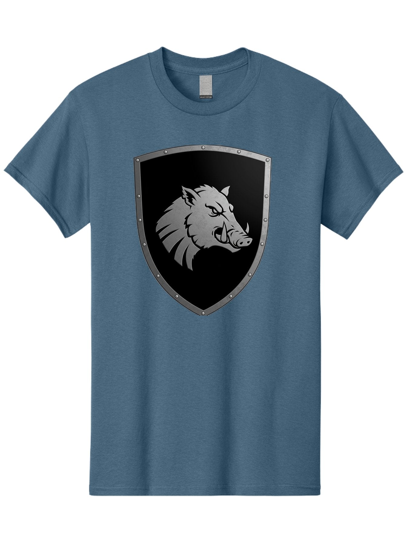 Boar-Head-Shield Men'S Graphic Tee, 100% Cotton, Comfortable Casual Summer Wear, Machine Washable, Vintage Camera, Old Camera, Antique Camera, Black Camera, Classic Photography, Photography Equipment, Nostalgic Device, Film Camera, Camera Art Bag210