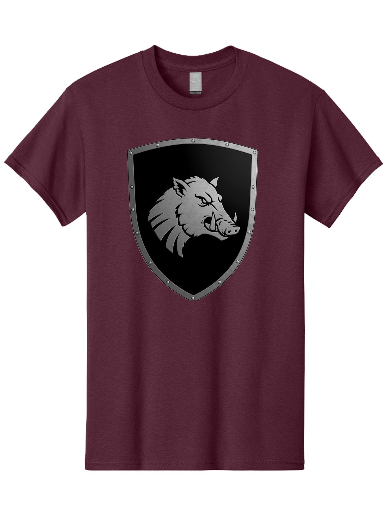 Boar-Head-Shield Men'S Graphic Tee, 100% Cotton, Comfortable Casual Summer Wear, Machine Washable, Vintage Camera, Old Camera, Antique Camera, Black Camera, Classic Photography, Photography Equipment, Nostalgic Device, Film Camera, Camera Art Bag210 13