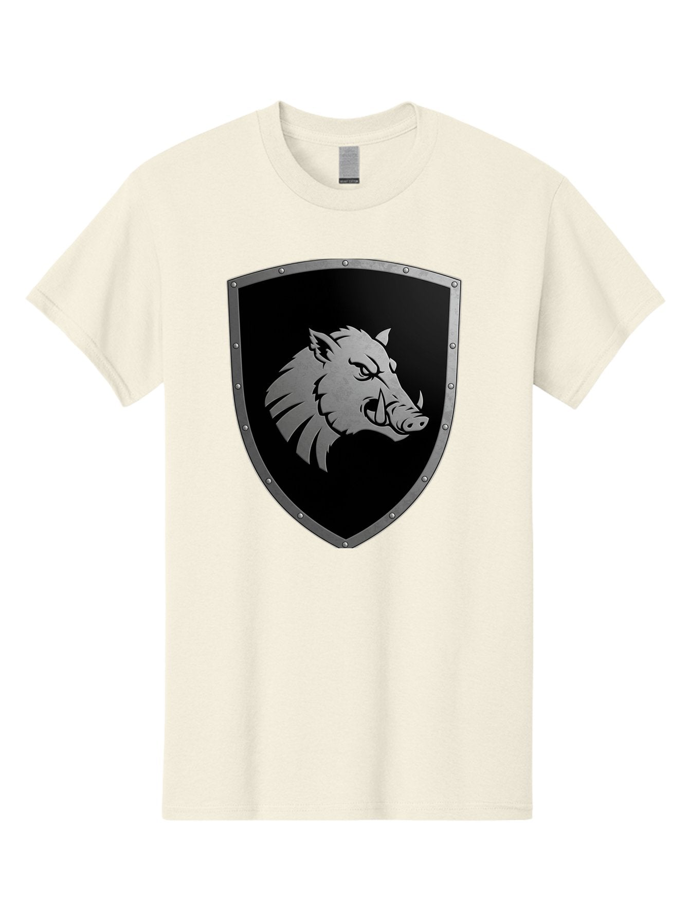 Boar-Head-Shield Men'S Graphic Tee, 100% Cotton, Comfortable Casual Summer Wear, Machine Washable, Vintage Camera, Old Camera, Antique Camera, Black Camera, Classic Photography, Photography Equipment, Nostalgic Device, Film Camera, Camera Art Bag210