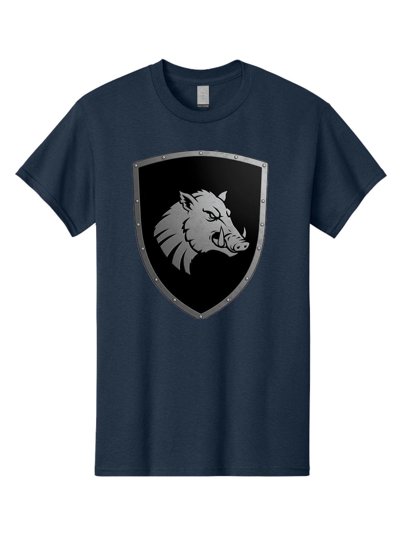 Boar-Head-Shield Men'S Graphic Tee, 100% Cotton, Comfortable Casual Summer Wear, Machine Washable, Vintage Camera, Old Camera, Antique Camera, Black Camera, Classic Photography, Photography Equipment, Nostalgic Device, Film Camera, Camera Art Bag210 7