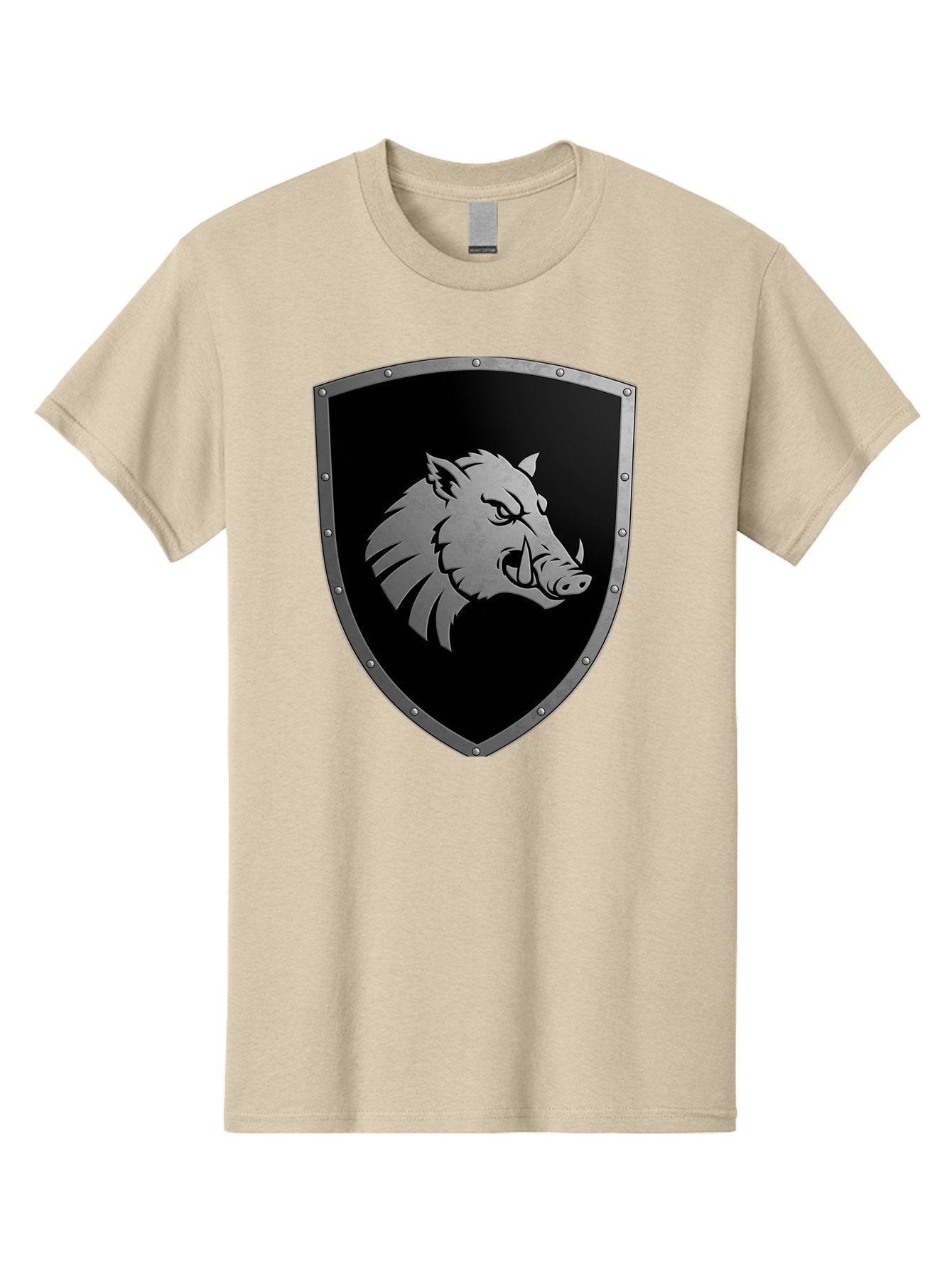 Boar-Head-Shield Men'S Graphic Tee, 100% Cotton, Comfortable Casual Summer Wear, Machine Washable, Vintage Camera, Old Camera, Antique Camera, Black Camera, Classic Photography, Photography Equipment, Nostalgic Device, Film Camera, Camera Art Bag210 8