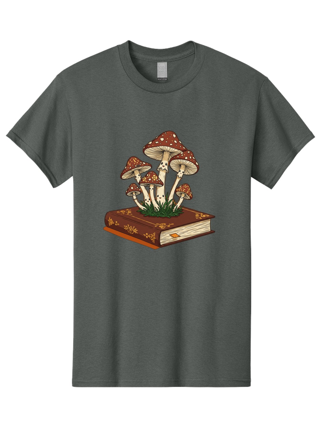 Book-With-Mushrooms Men'S Graphic Tee, 100% Cotton, Comfortable Casual Summer Wear, Machine Washable, Vintage Camera, Old Camera, Antique Camera, Black Camera, Classic Photography, Photography Equipment, Nostalgic Device, Film Camera, Bag212 12
