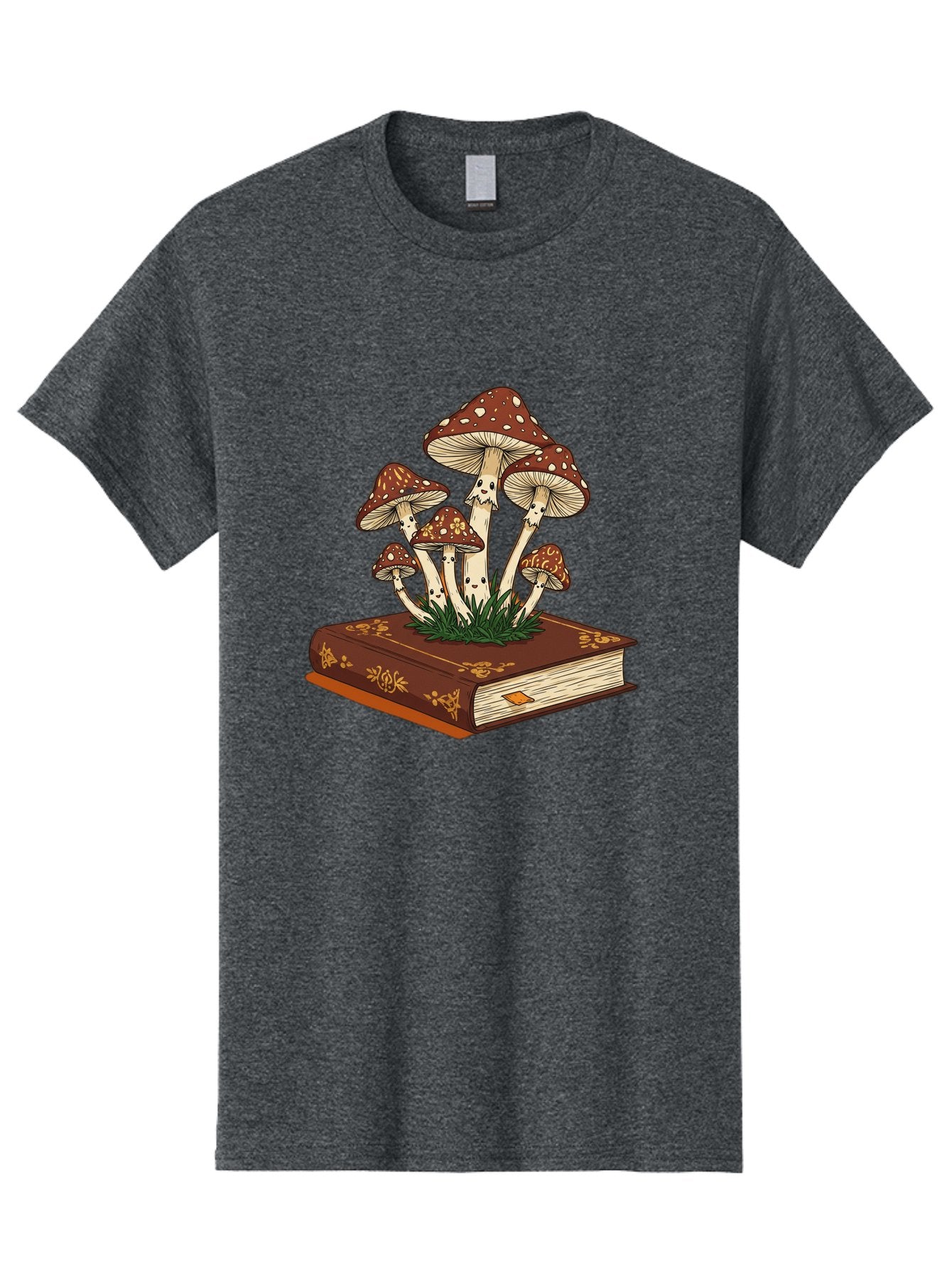 Book-With-Mushrooms Men'S Graphic Tee, 100% Cotton, Comfortable Casual Summer Wear, Machine Washable, Vintage Camera, Old Camera, Antique Camera, Black Camera, Classic Photography, Photography Equipment, Nostalgic Device, Film Camera, Bag212 8