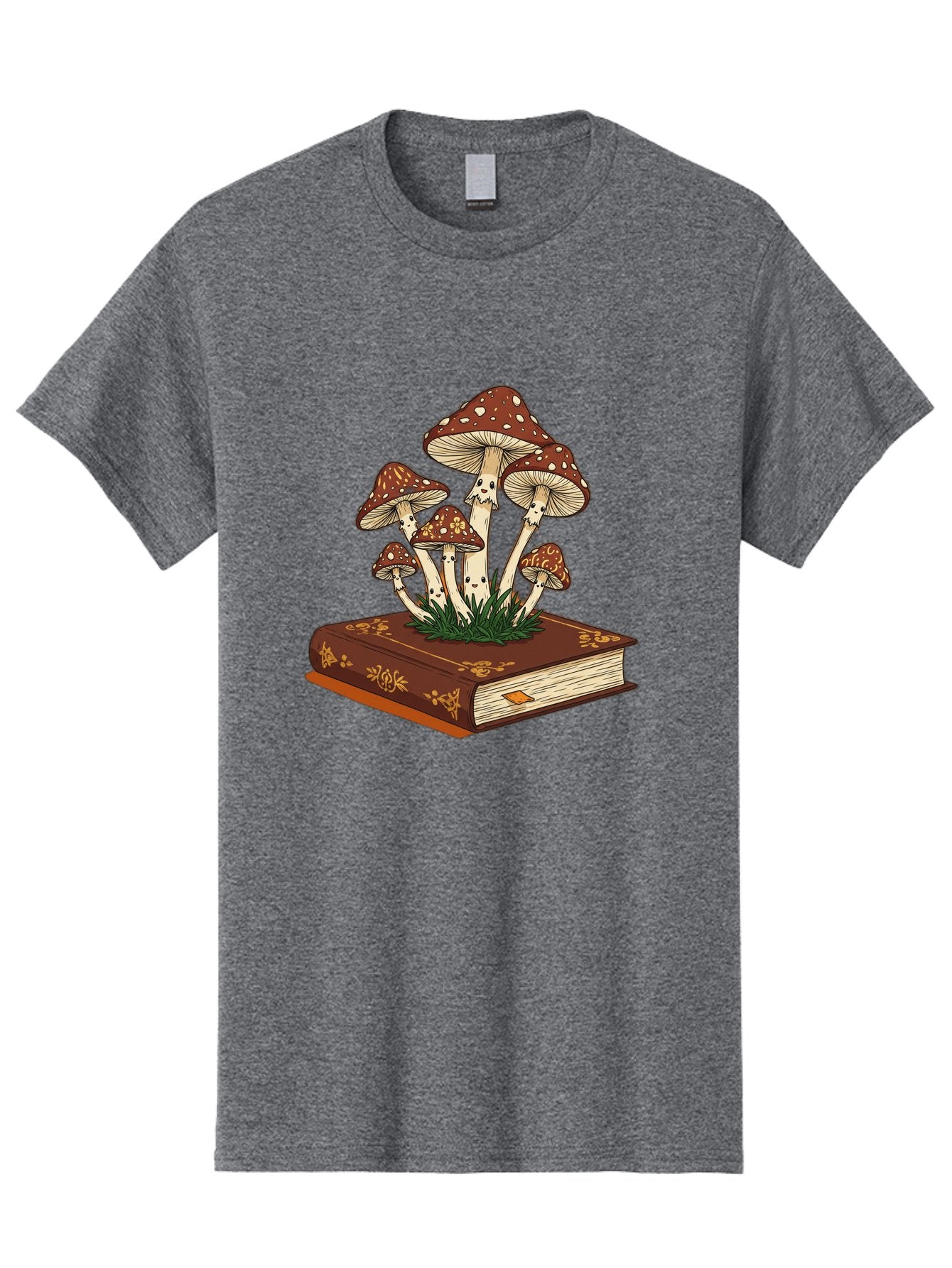 Book-With-Mushrooms Men'S Graphic Tee, 100% Cotton, Comfortable Casual Summer Wear, Machine Washable, Vintage Camera, Old Camera, Antique Camera, Black Camera, Classic Photography, Photography Equipment, Nostalgic Device, Film Camera, Bag212