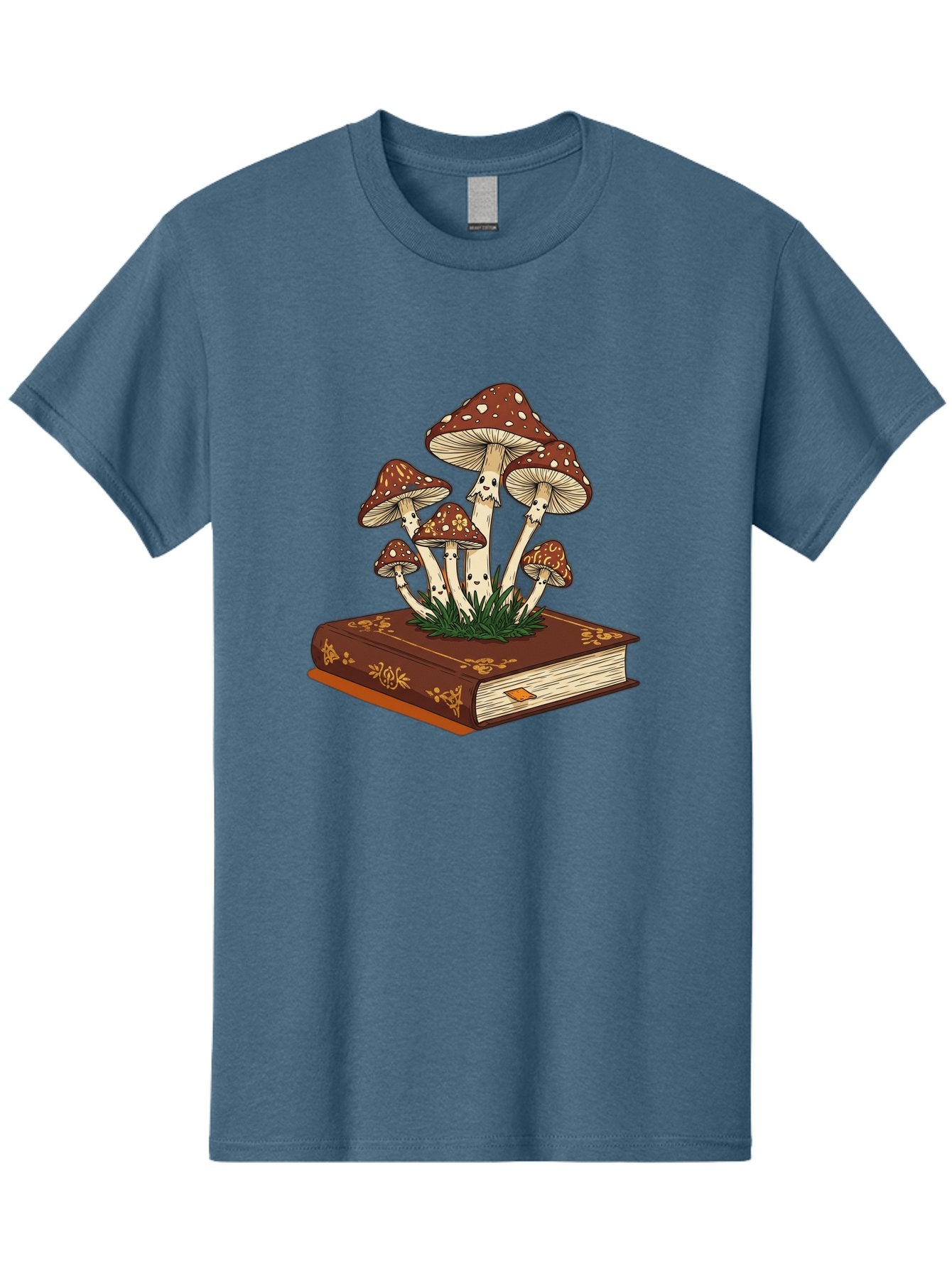 Book-With-Mushrooms Men'S Graphic Tee, 100% Cotton, Comfortable Casual Summer Wear, Machine Washable, Vintage Camera, Old Camera, Antique Camera, Black Camera, Classic Photography, Photography Equipment, Nostalgic Device, Film Camera, Bag212 6