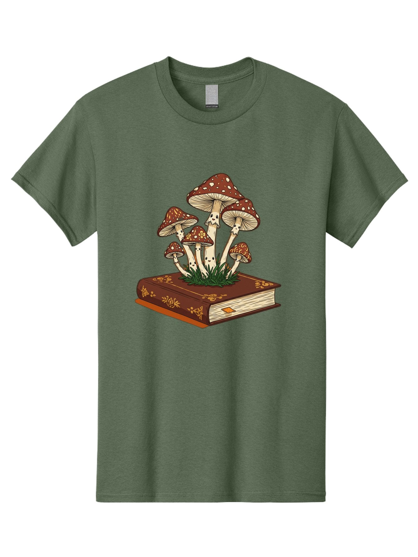 Book-With-Mushrooms Men'S Graphic Tee, 100% Cotton, Comfortable Casual Summer Wear, Machine Washable, Vintage Camera, Old Camera, Antique Camera, Black Camera, Classic Photography, Photography Equipment, Nostalgic Device, Film Camera, Bag212