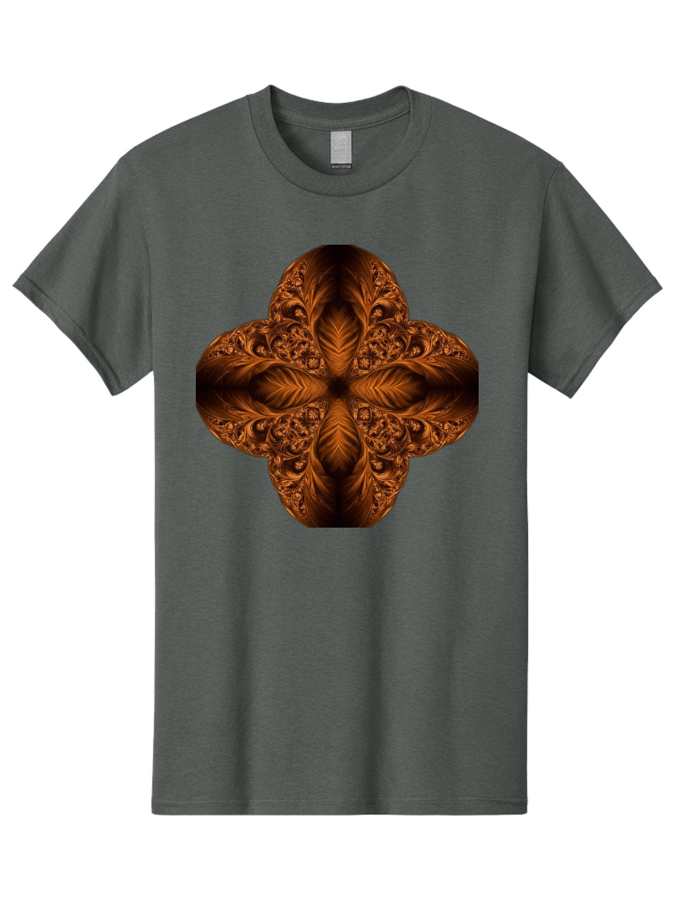 Brown-Fractal-Design Men'S Graphic Tee, 100% Cotton, Comfortable Casual Summer Wear, Machine Washable, Vintage Camera, Old Camera, Antique Camera, Black Camera, Classic Photography, Photography Equipment, Nostalgic Device, Film Camera, Bag216 15