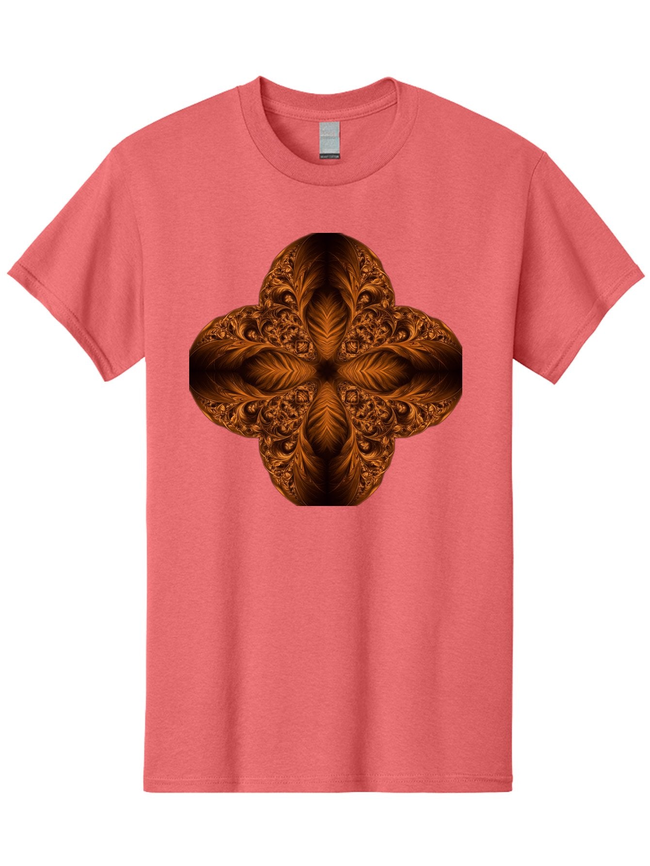 Brown-Fractal-Design Men'S Graphic Tee, 100% Cotton, Comfortable Casual Summer Wear, Machine Washable, Vintage Camera, Old Camera, Antique Camera, Black Camera, Classic Photography, Photography Equipment, Nostalgic Device, Film Camera, Bag216 10