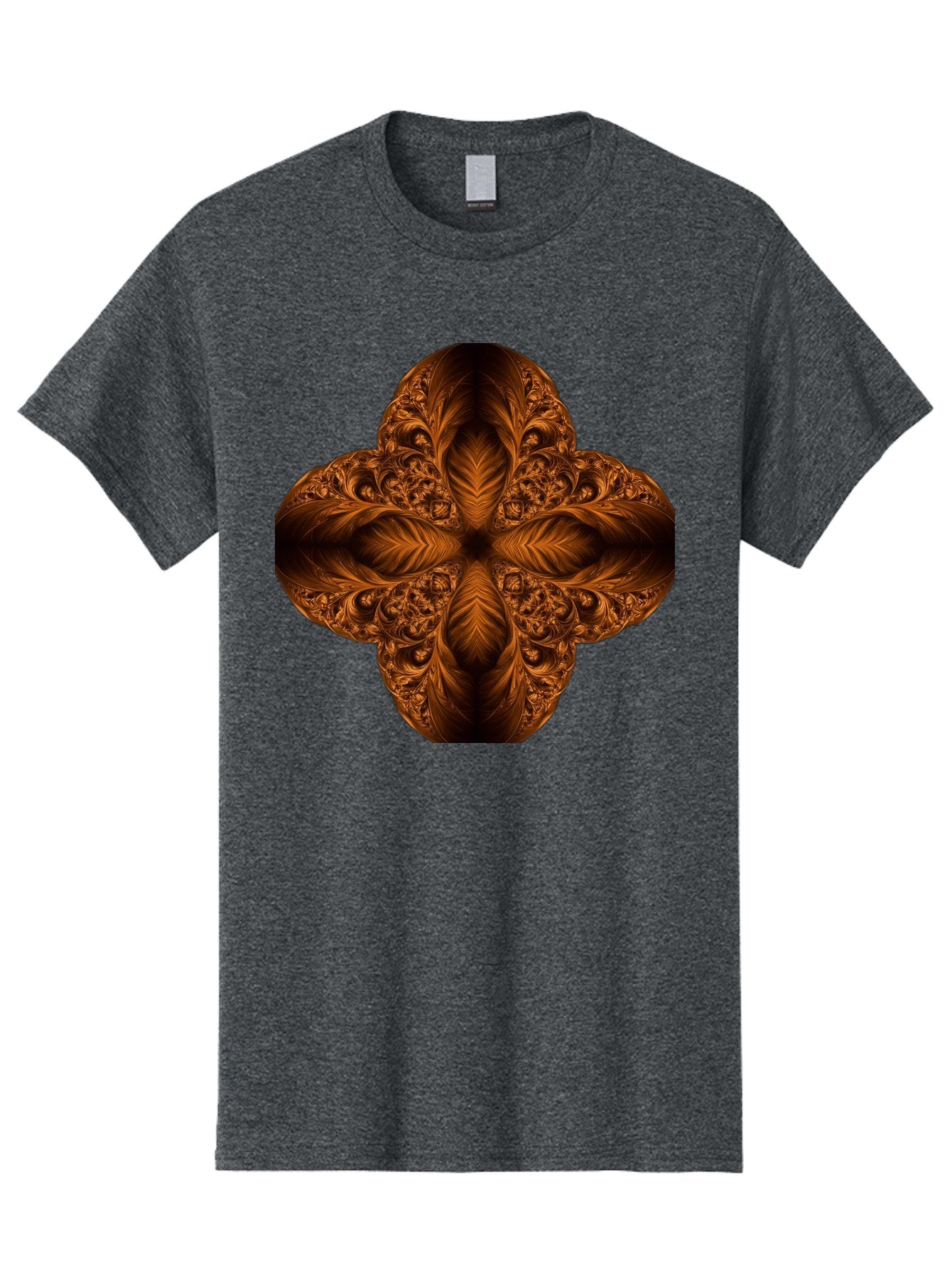 Brown-Fractal-Design Men'S Graphic Tee, 100% Cotton, Comfortable Casual Summer Wear, Machine Washable, Vintage Camera, Old Camera, Antique Camera, Black Camera, Classic Photography, Photography Equipment, Nostalgic Device, Film Camera, Bag216 6