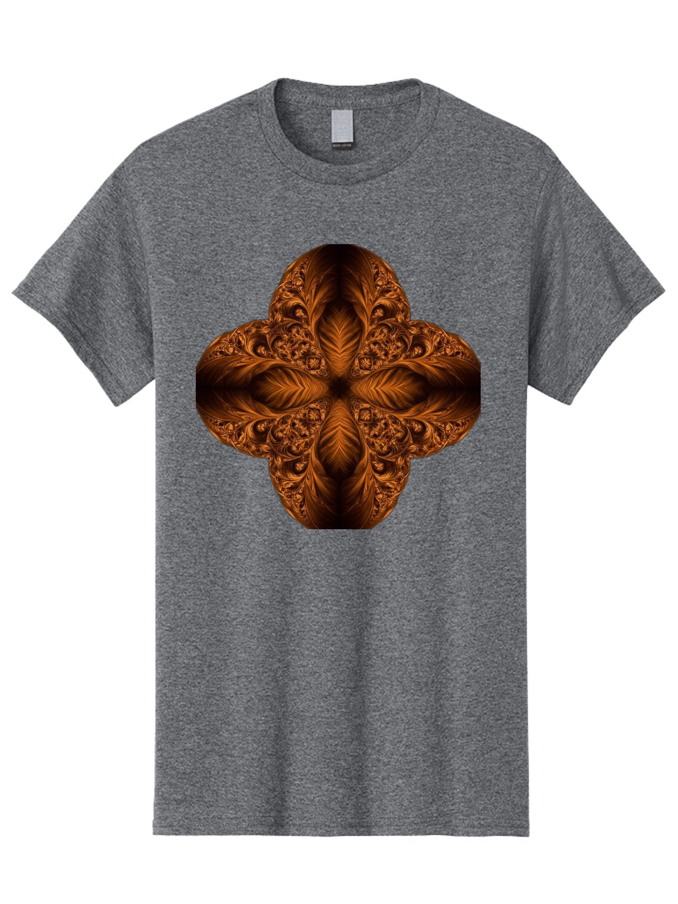 Brown-Fractal-Design Men'S Graphic Tee, 100% Cotton, Comfortable Casual Summer Wear, Machine Washable, Vintage Camera, Old Camera, Antique Camera, Black Camera, Classic Photography, Photography Equipment, Nostalgic Device, Film Camera, Bag216 13