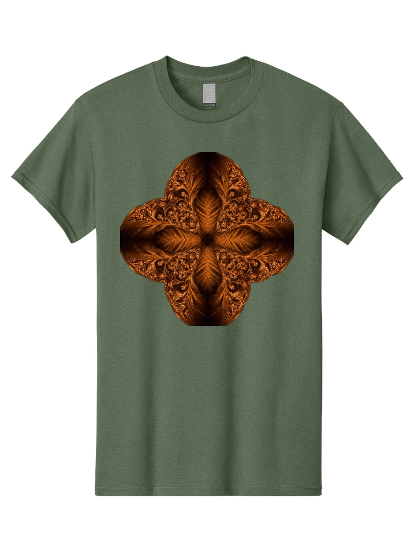 Brown-Fractal-Design Men'S Graphic Tee, 100% Cotton, Comfortable Casual Summer Wear, Machine Washable, Vintage Camera, Old Camera, Antique Camera, Black Camera, Classic Photography, Photography Equipment, Nostalgic Device, Film Camera, Bag216 8