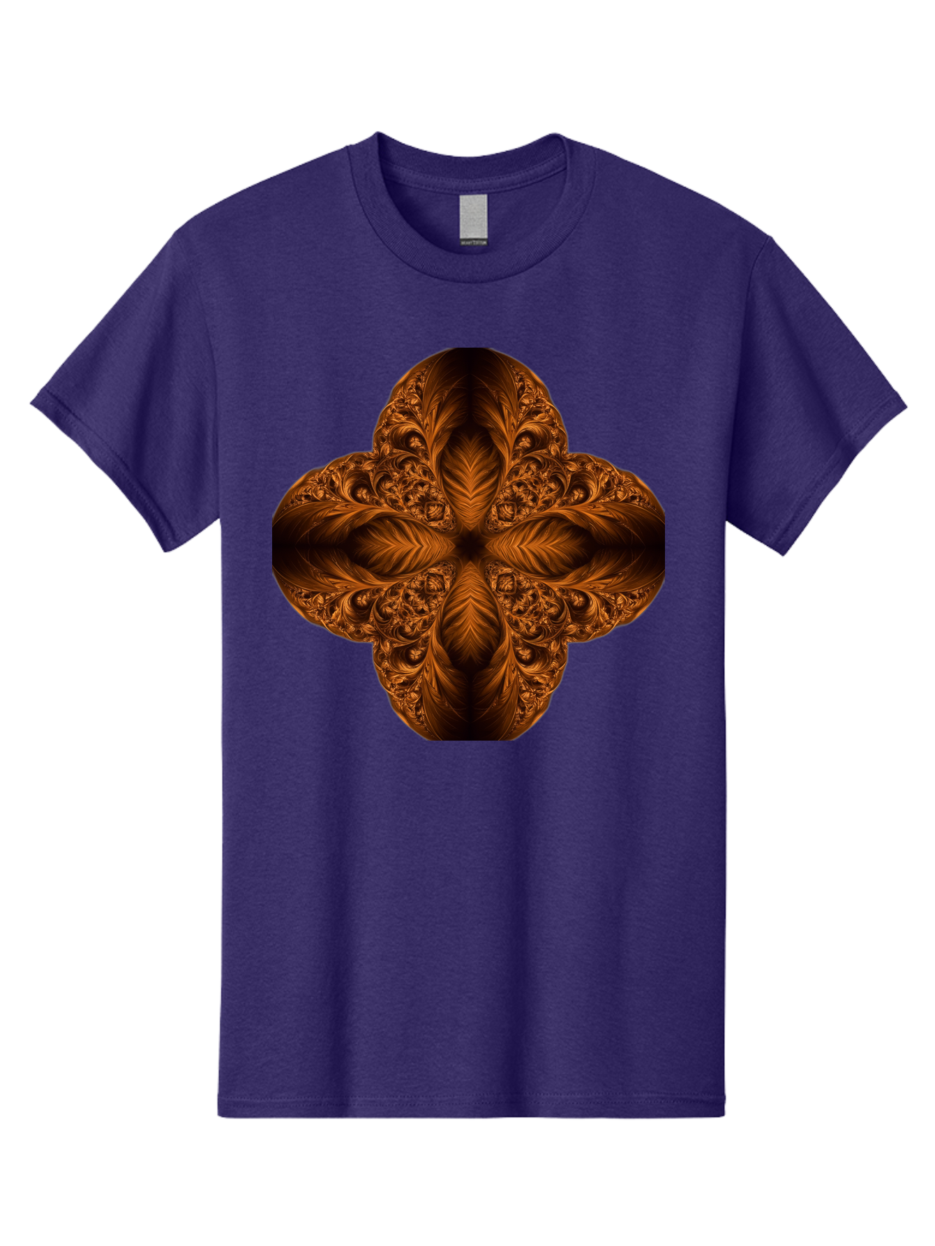 Brown-Fractal-Design Men'S Graphic Tee, 100% Cotton, Comfortable Casual Summer Wear, Machine Washable, Vintage Camera, Old Camera, Antique Camera, Black Camera, Classic Photography, Photography Equipment, Nostalgic Device, Film Camera, Bag216