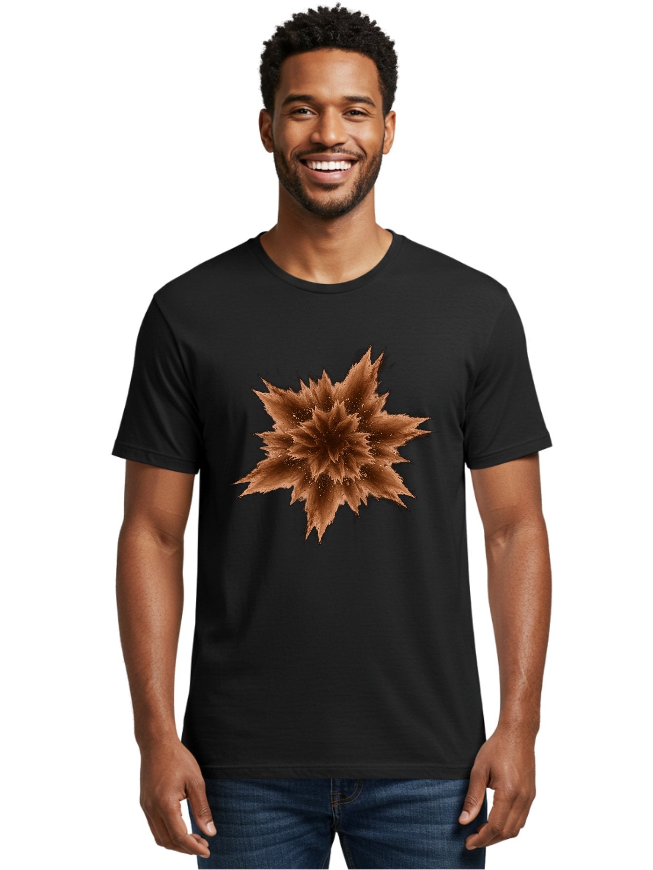 Brown-Star-Symbol Men'S Graphic Tee, 100% Cotton, Comfortable Casual Summer Wear, Machine Washable, Vintage Camera, Old Camera, Antique Camera, Black Camera, Classic Photography, Photography Equipment, Nostalgic Device, Film Camera, Camera Art Bag220 29