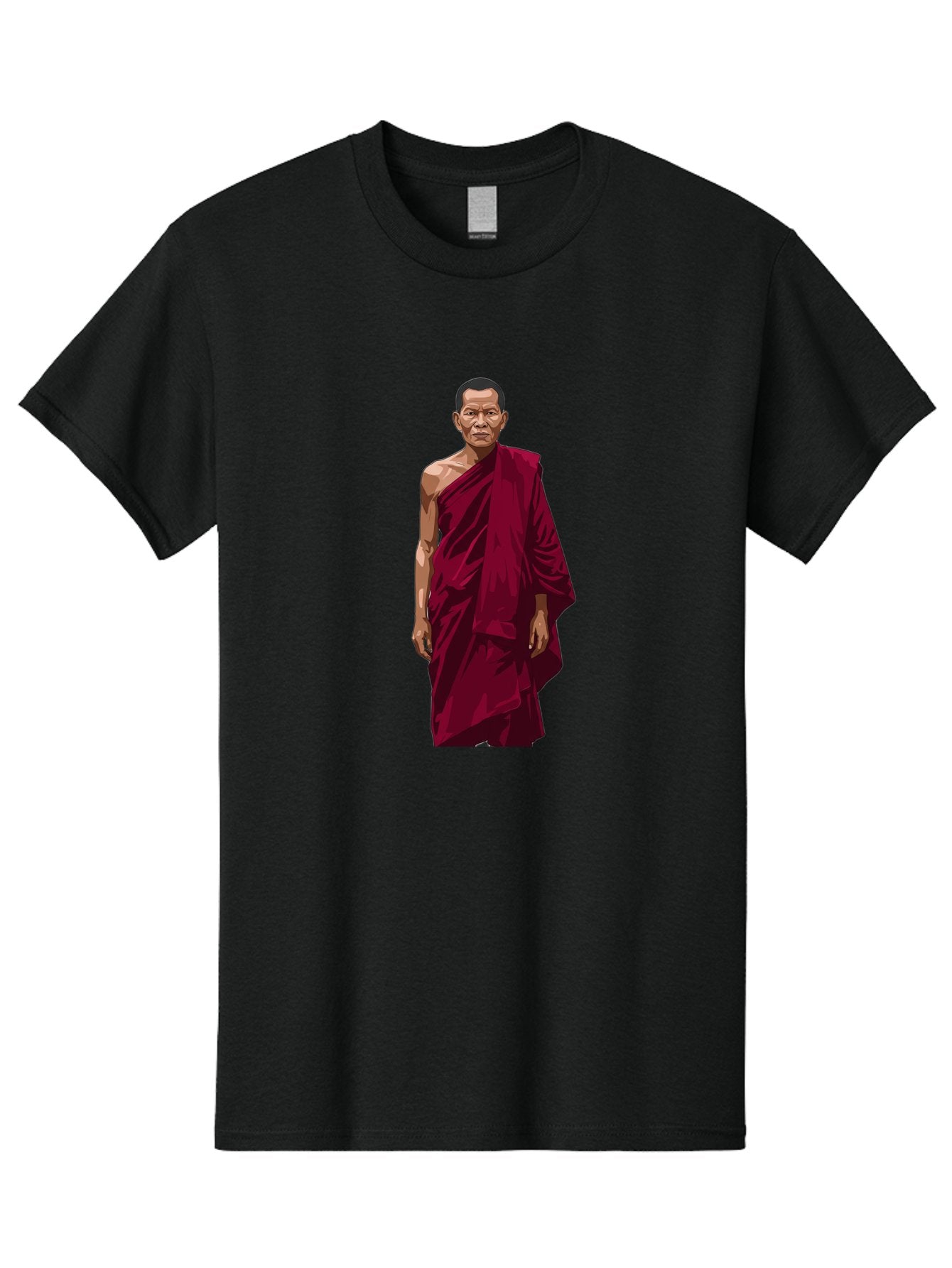 Buddhist-Monk-1 Men'S Graphic Tee, 100% Cotton, Comfortable Casual Summer Wear, Machine Washable, Vintage Camera, Old Camera, Antique Camera, Black Camera, Classic Photography, Photography Equipment, Nostalgic Device, Film Camera, Camera Art Bag224 4