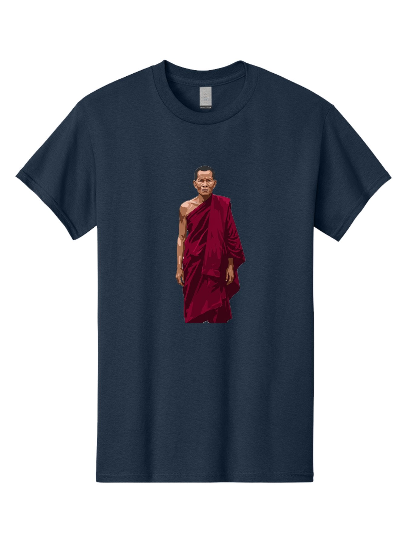 Buddhist-Monk-1 Men'S Graphic Tee, 100% Cotton, Comfortable Casual Summer Wear, Machine Washable, Vintage Camera, Old Camera, Antique Camera, Black Camera, Classic Photography, Photography Equipment, Nostalgic Device, Film Camera, Camera Art Bag224 8