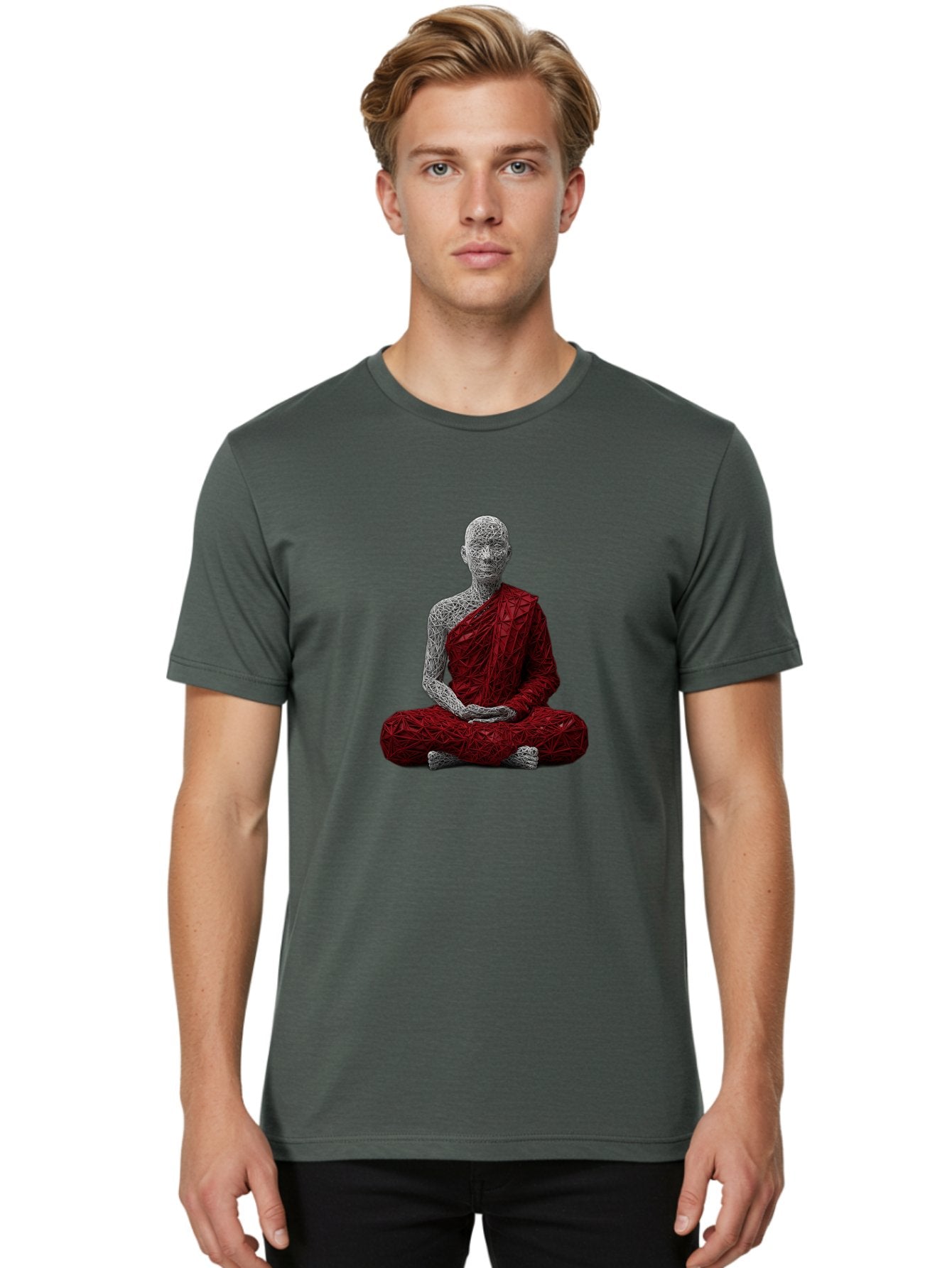 Buddhist-Monk-3 Men'S Graphic Tee, 100% Cotton, Comfortable Casual Summer Wear, Machine Washable, Vintage Camera, Old Camera, Antique Camera, Black Camera, Classic Photography, Photography Equipment, Nostalgic Device, Film Camera, Camera Art Bag226 27