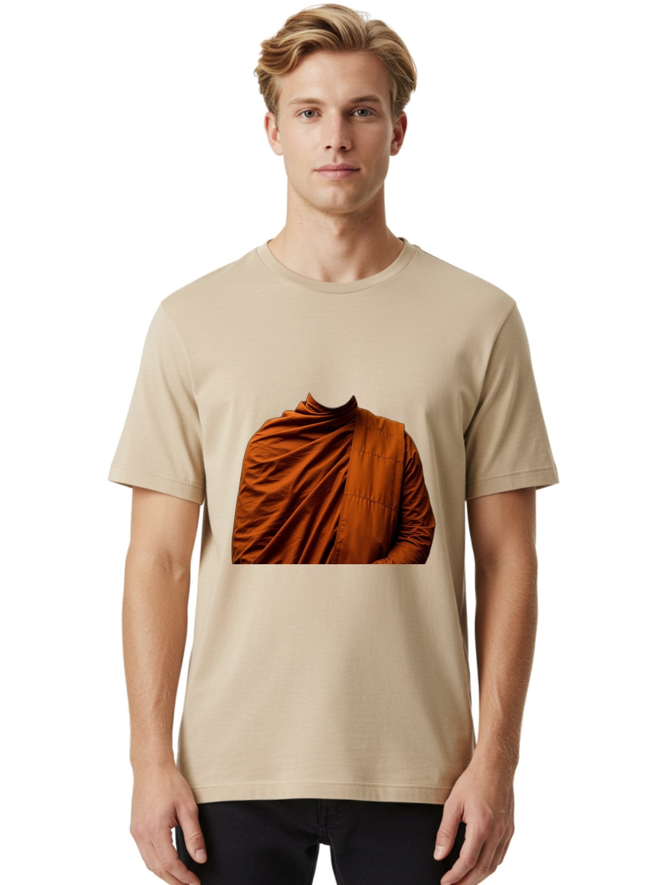Buddhist-Monk-Robe Men'S Graphic Tee, 100% Cotton, Comfortable Casual Summer Wear, Machine Washable, Vintage Camera, Old Camera, Antique Camera, Black Camera, Classic Photography, Photography Equipment, Nostalgic Device, Film Camera, Bag229 27