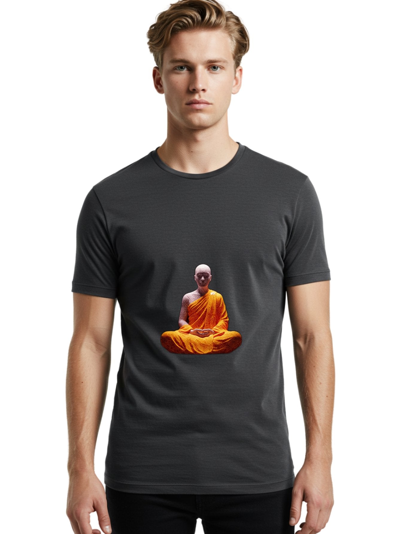 Buddhist-Monk Men'S Graphic Tee, 100% Cotton, Comfortable Casual Summer Wear, Machine Washable, Vintage Camera, Old Camera, Antique Camera, Black Camera, Classic Photography, Photography Equipment, Nostalgic Device, Film Camera, Camera Art Bag231 24