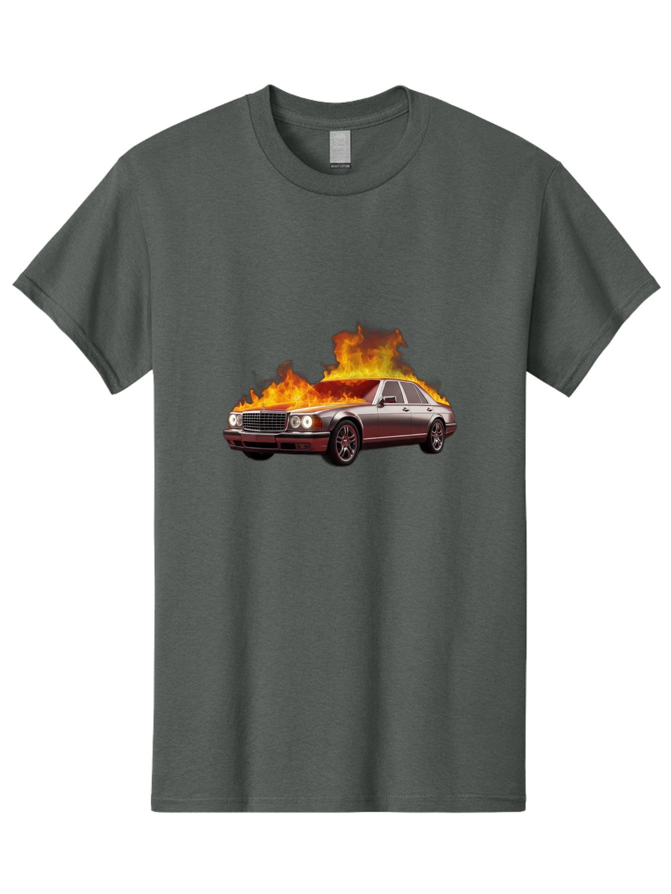 Burning-Mercedes Men'S Graphic Tee, 100% Cotton, Comfortable Casual Summer Wear, Machine Washable, Vintage Camera, Old Camera, Antique Camera, Black Camera, Classic Photography, Photography Equipment, Nostalgic Device, Film Camera, Camera Art Bag234
