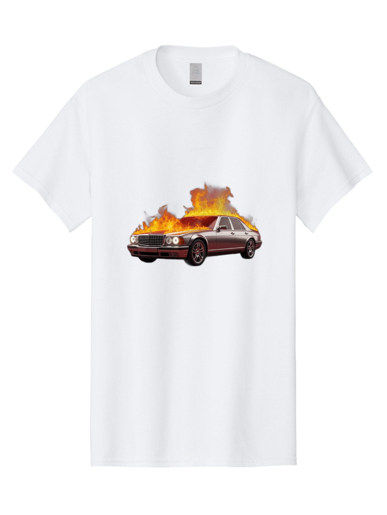 Burning-Mercedes Men'S Graphic Tee, 100% Cotton, Comfortable Casual Summer Wear, Machine Washable, Vintage Camera, Old Camera, Antique Camera, Black Camera, Classic Photography, Photography Equipment, Nostalgic Device, Film Camera, Camera Art Bag234 11