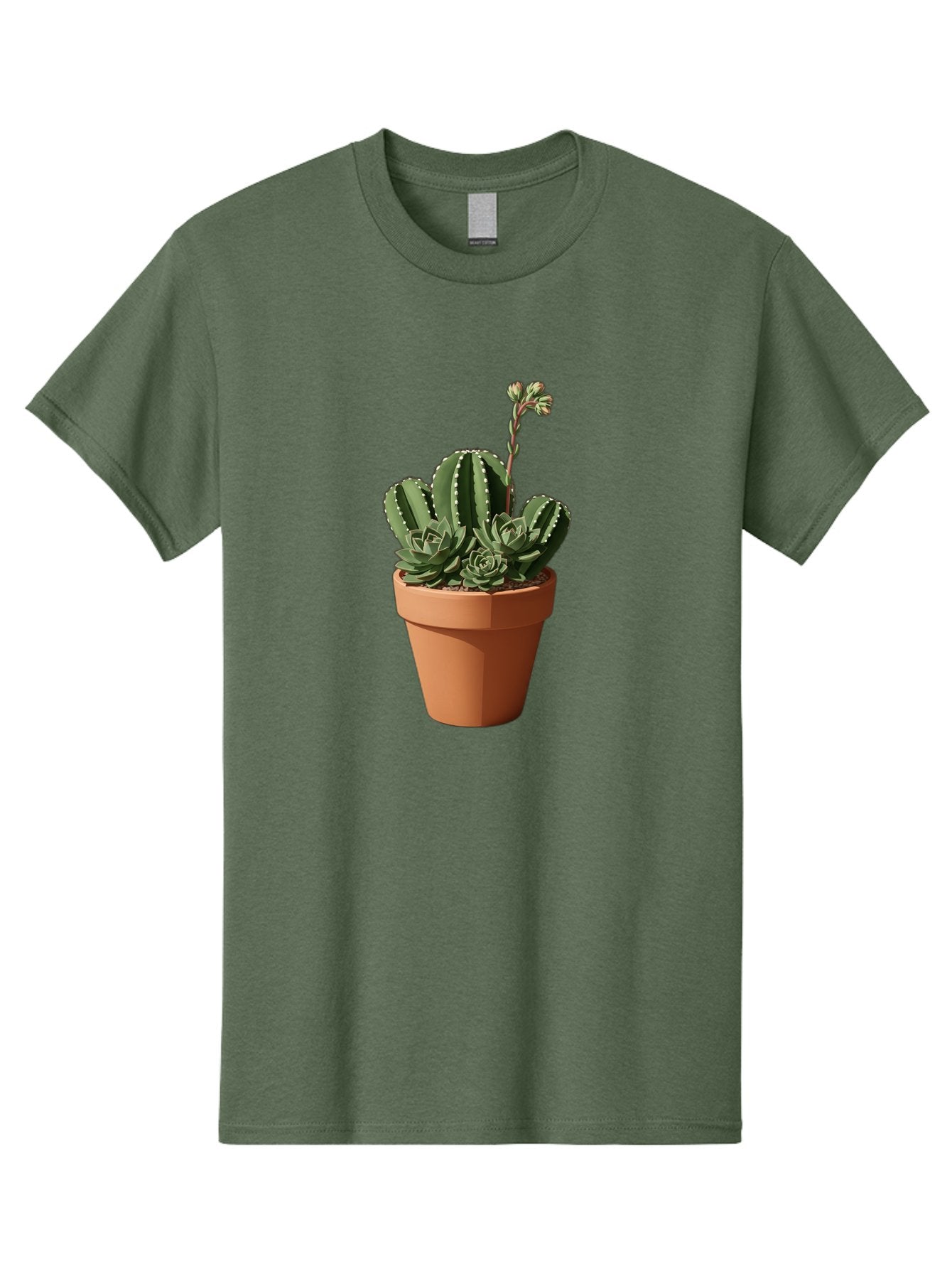 Cactus-In-Terracotta-Pot Men'S Graphic Tee, 100% Cotton, Comfortable Casual Summer Wear, Machine Washable, Vintage Camera, Old Camera, Antique Camera, Black Camera, Classic Photography, Photography Equipment, Nostalgic Device, Film Camera, Bag237 4