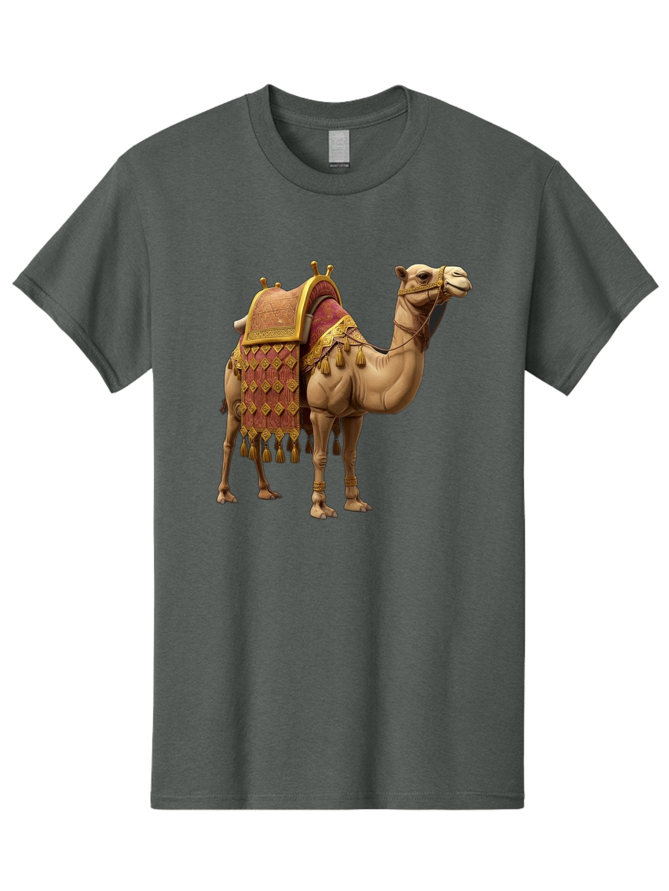 Camel-2 Men'S Graphic Tee, 100% Cotton, Comfortable Casual Summer Wear, Machine Washable, Vintage Camera, Old Camera, Antique Camera, Black Camera, Classic Photography, Photography Equipment, Nostalgic Device, Film Camera, Camera Art Bag240 3