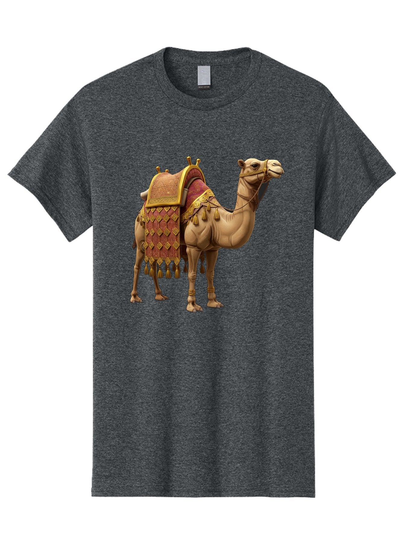Camel-2 Men'S Graphic Tee, 100% Cotton, Comfortable Casual Summer Wear, Machine Washable, Vintage Camera, Old Camera, Antique Camera, Black Camera, Classic Photography, Photography Equipment, Nostalgic Device, Film Camera, Camera Art Bag240 7