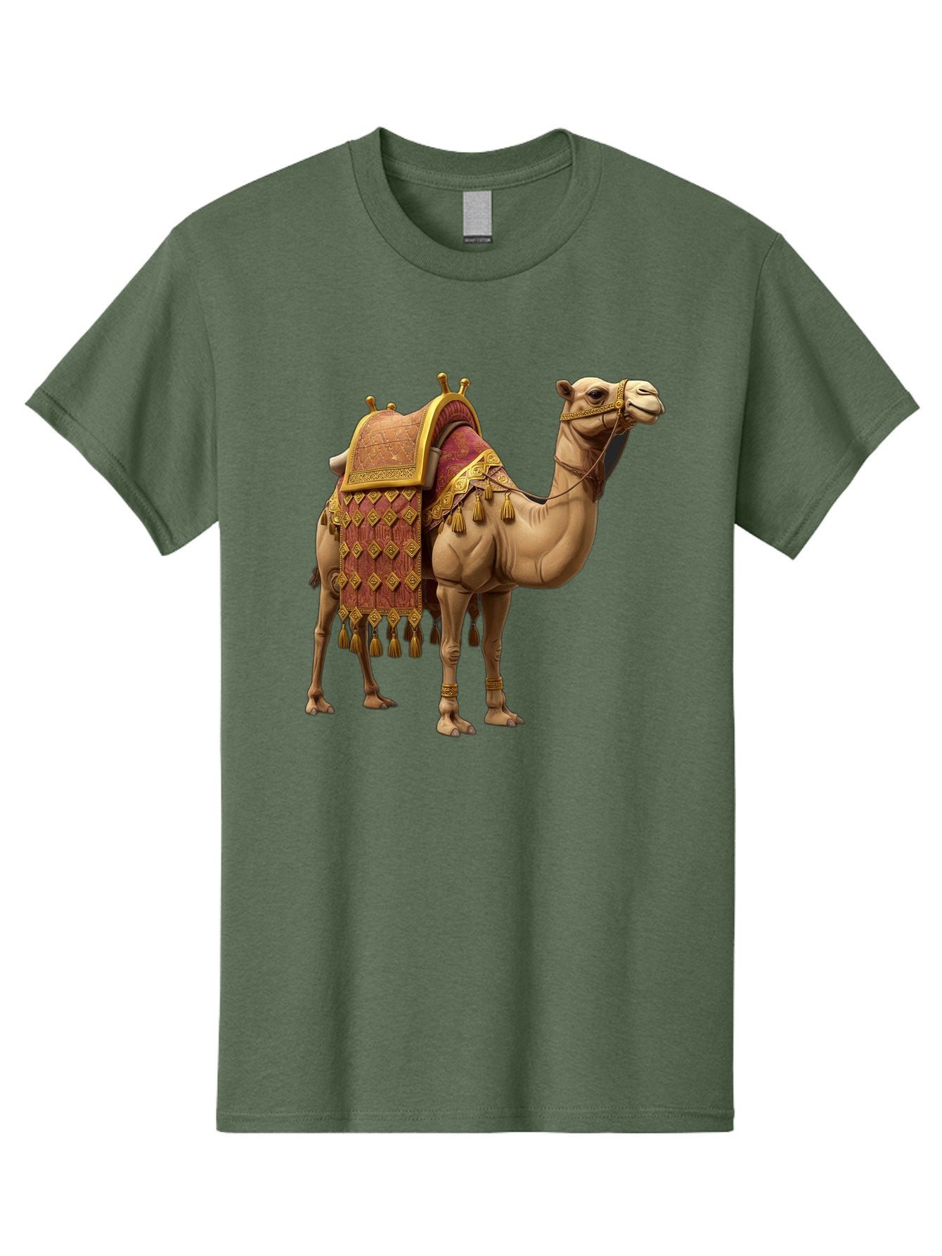 Camel-2 Men'S Graphic Tee, 100% Cotton, Comfortable Casual Summer Wear, Machine Washable, Vintage Camera, Old Camera, Antique Camera, Black Camera, Classic Photography, Photography Equipment, Nostalgic Device, Film Camera, Camera Art Bag240 12
