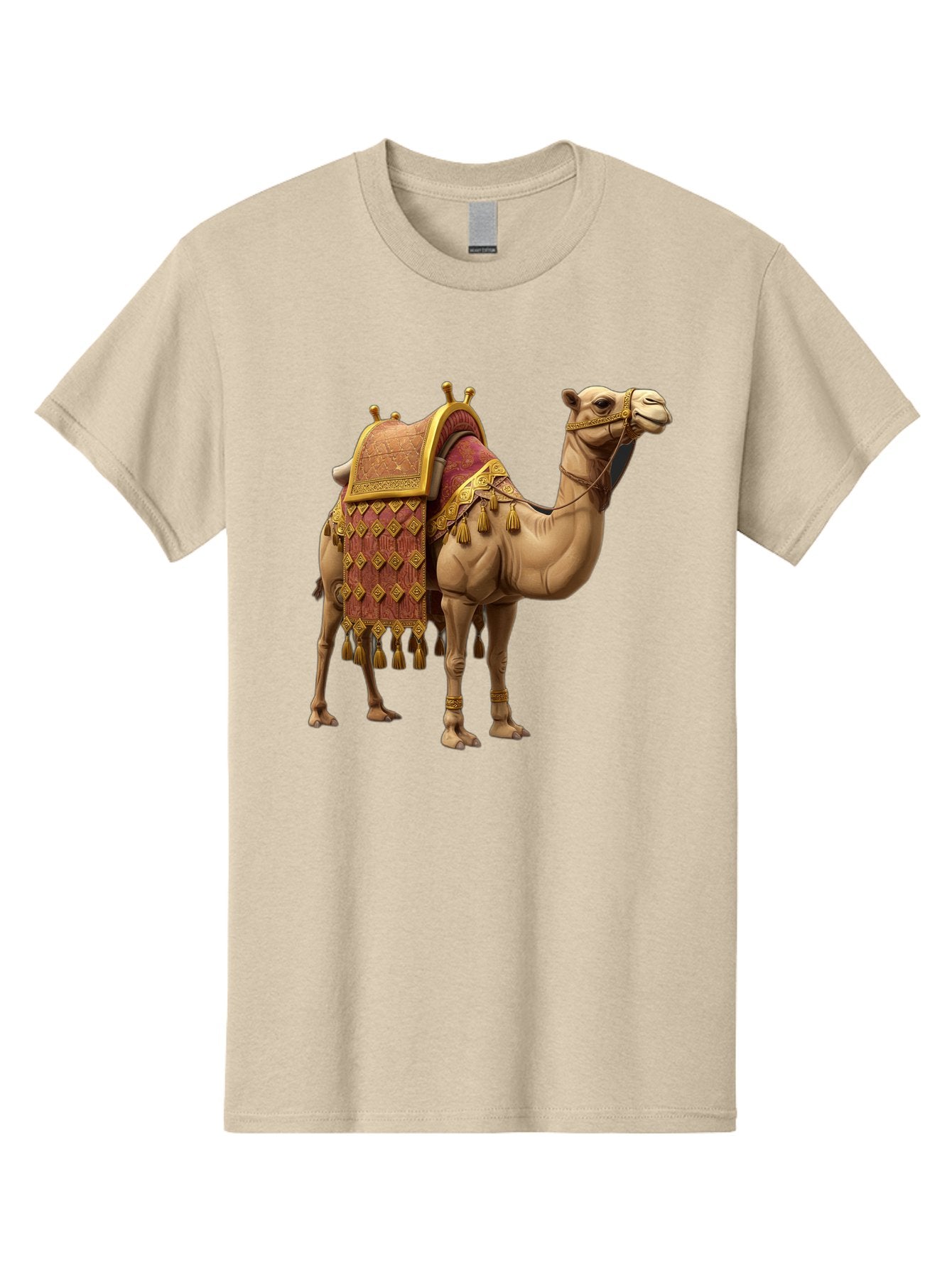Camel-2 Men'S Graphic Tee, 100% Cotton, Comfortable Casual Summer Wear, Machine Washable, Vintage Camera, Old Camera, Antique Camera, Black Camera, Classic Photography, Photography Equipment, Nostalgic Device, Film Camera, Camera Art Bag240