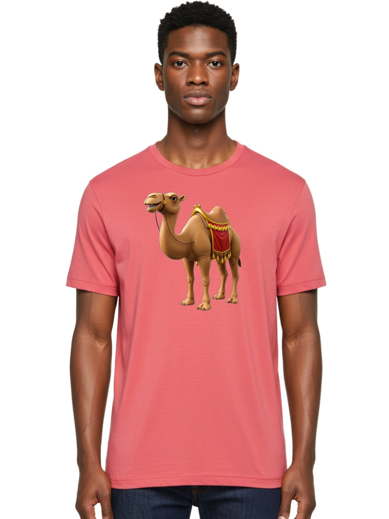 Camel-With-Red-Saddle Men'S Graphic Tee, 100% Cotton, Comfortable Casual Summer Wear, Machine Washable, Vintage Camera, Old Camera, Antique Camera, Black Camera, Classic Photography, Photography Equipment, Nostalgic Device, Film Camera, Bag242 21